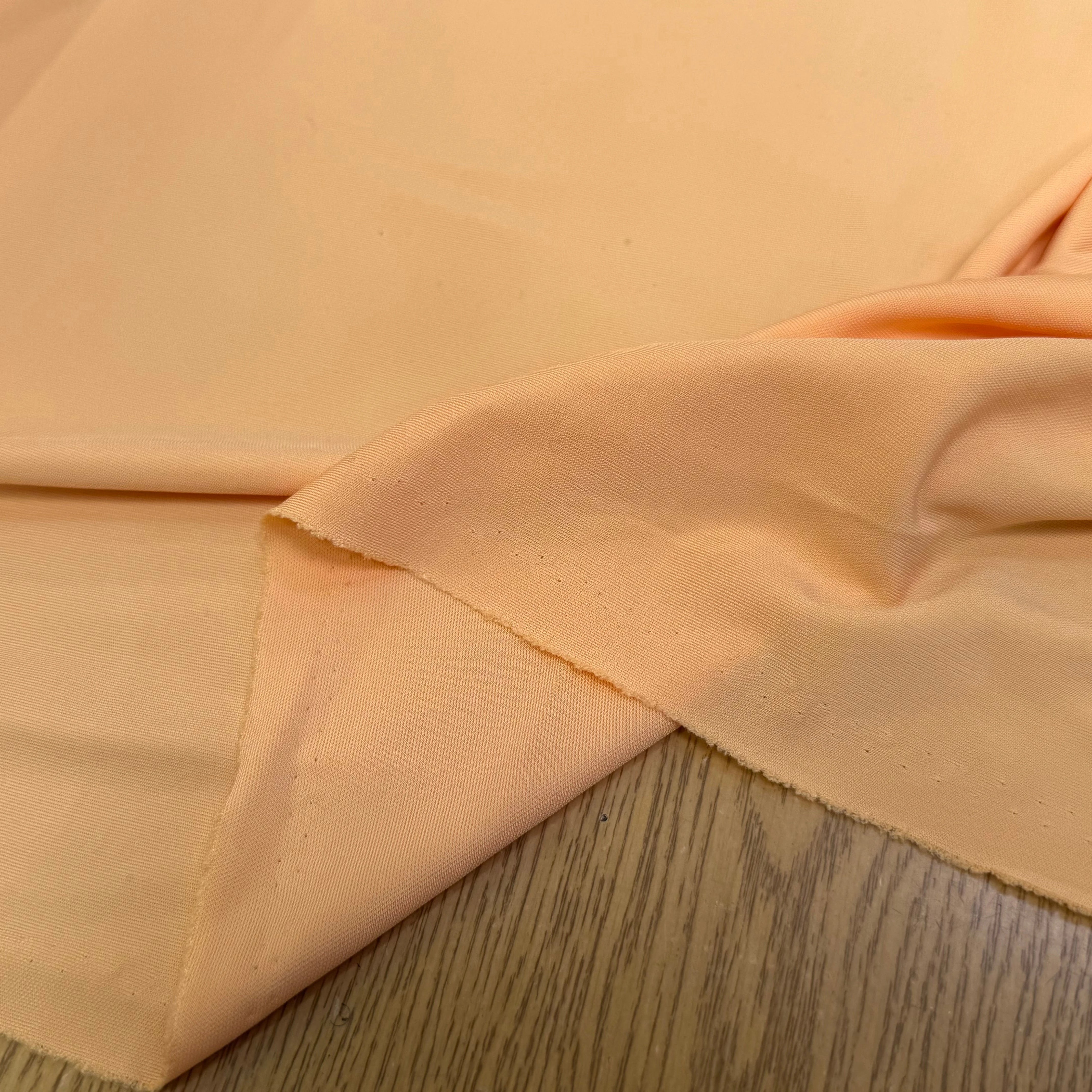 JERSEY VISCOSE FLUIDE ULTRA STRETCH ORANGE SUNSET - My Little Coupon
