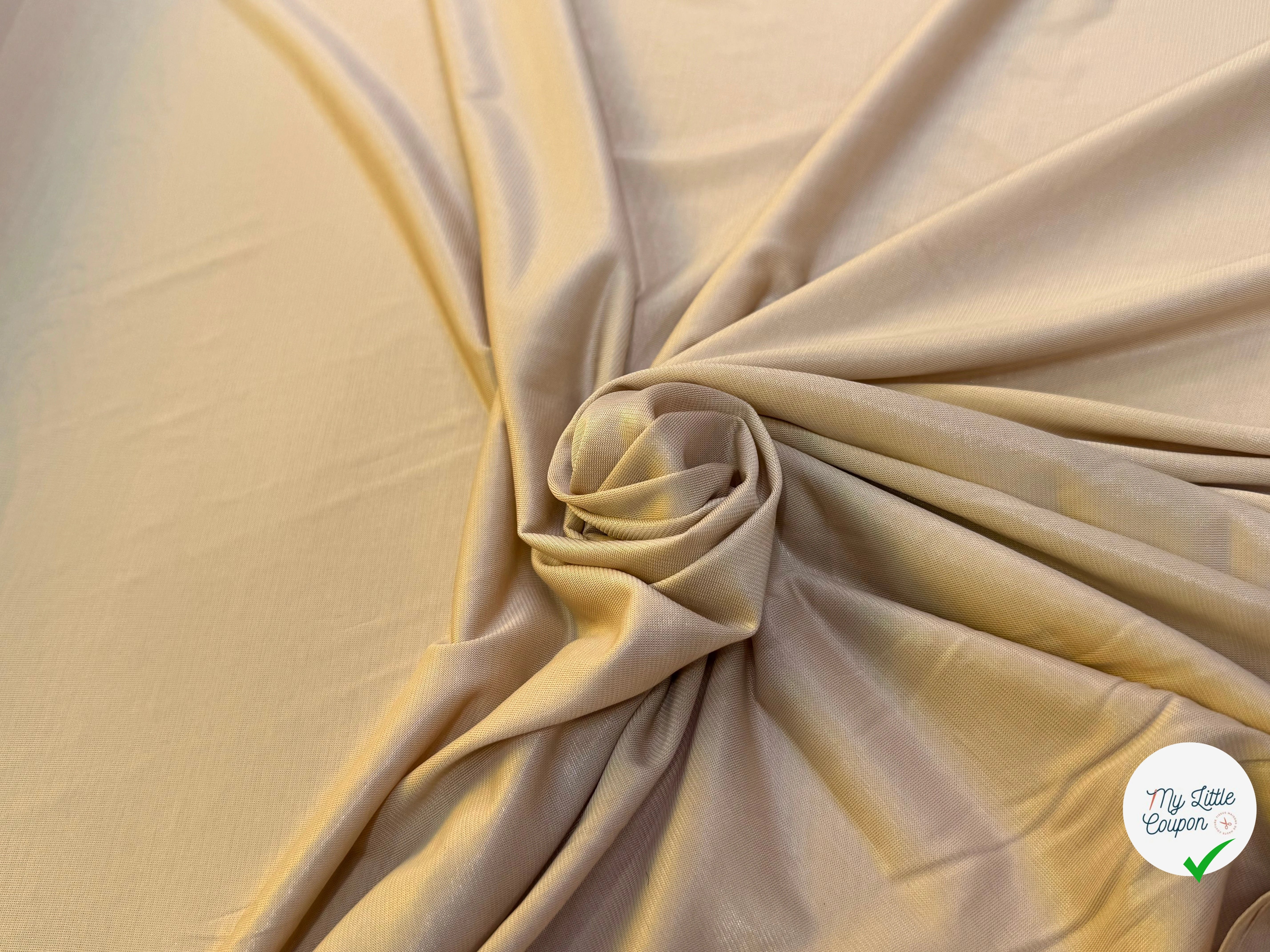 JERSEY VISCOSE LÉGÈREMENT SATINÉ FLUIDE DUNE ULTRA STRETCH - My Little Coupon