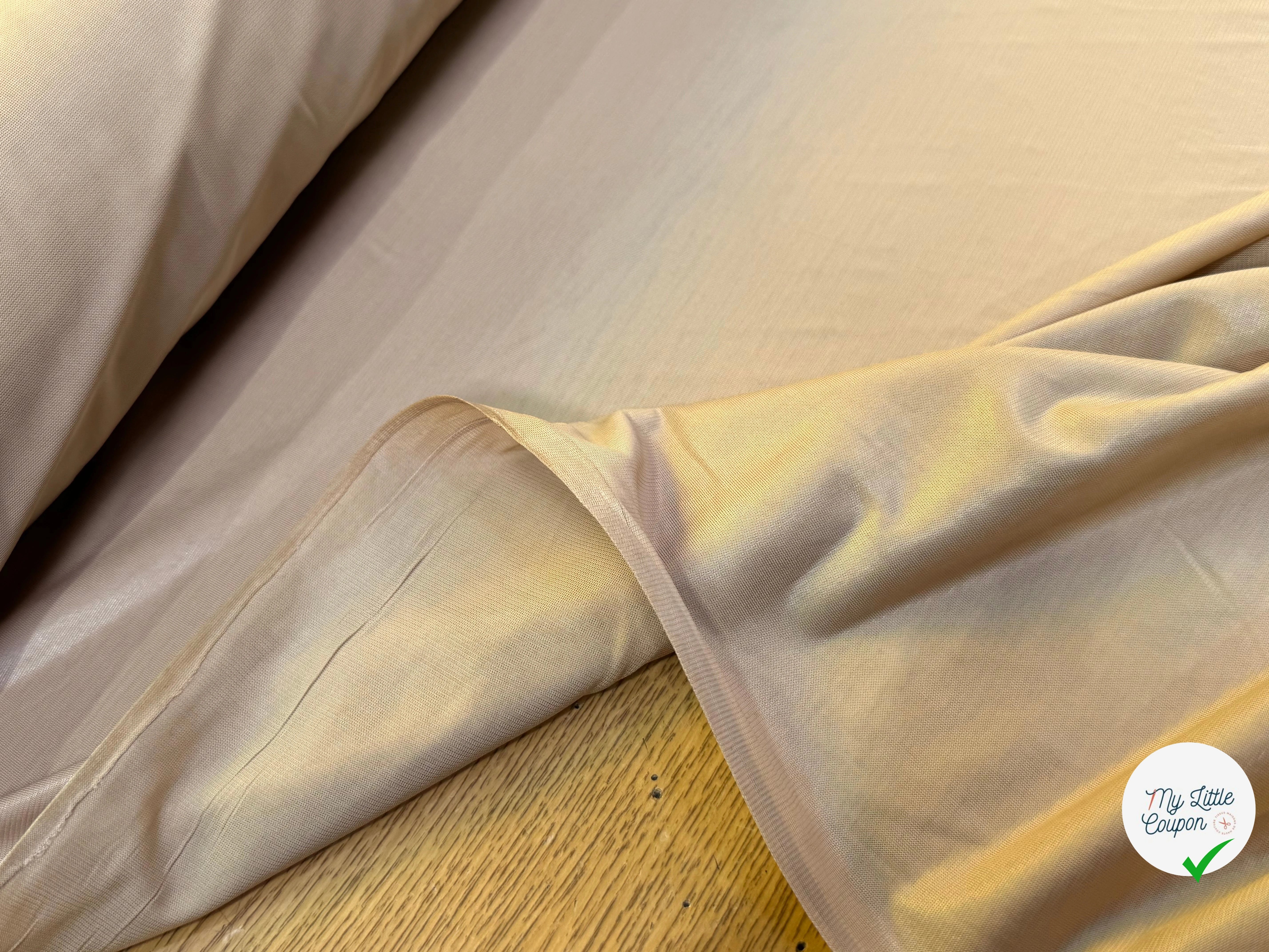JERSEY VISCOSE LÉGÈREMENT SATINÉ FLUIDE DUNE ULTRA STRETCH - My Little Coupon