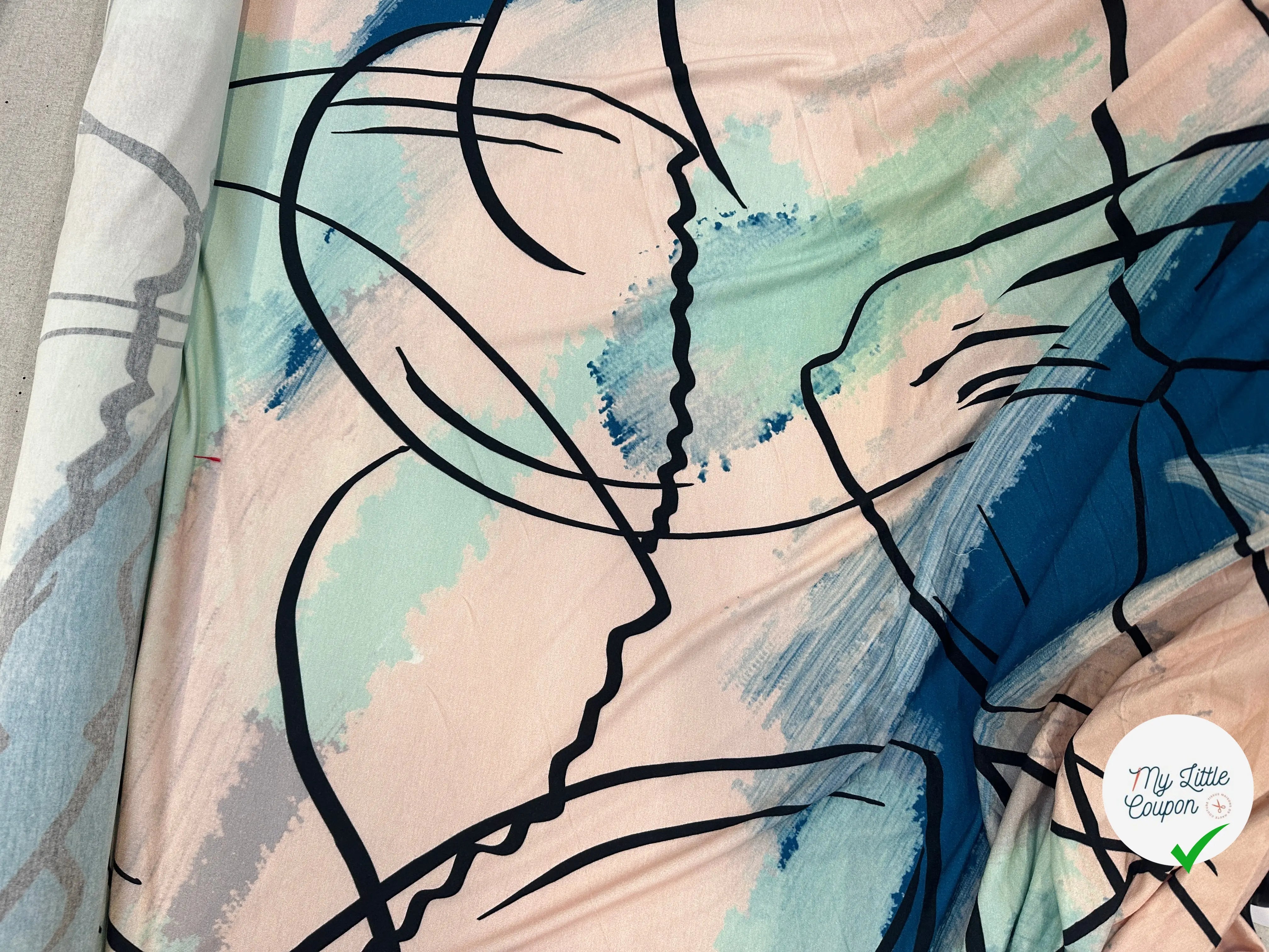 JERSEY VISCOSE PEINTURE - My Little Coupon