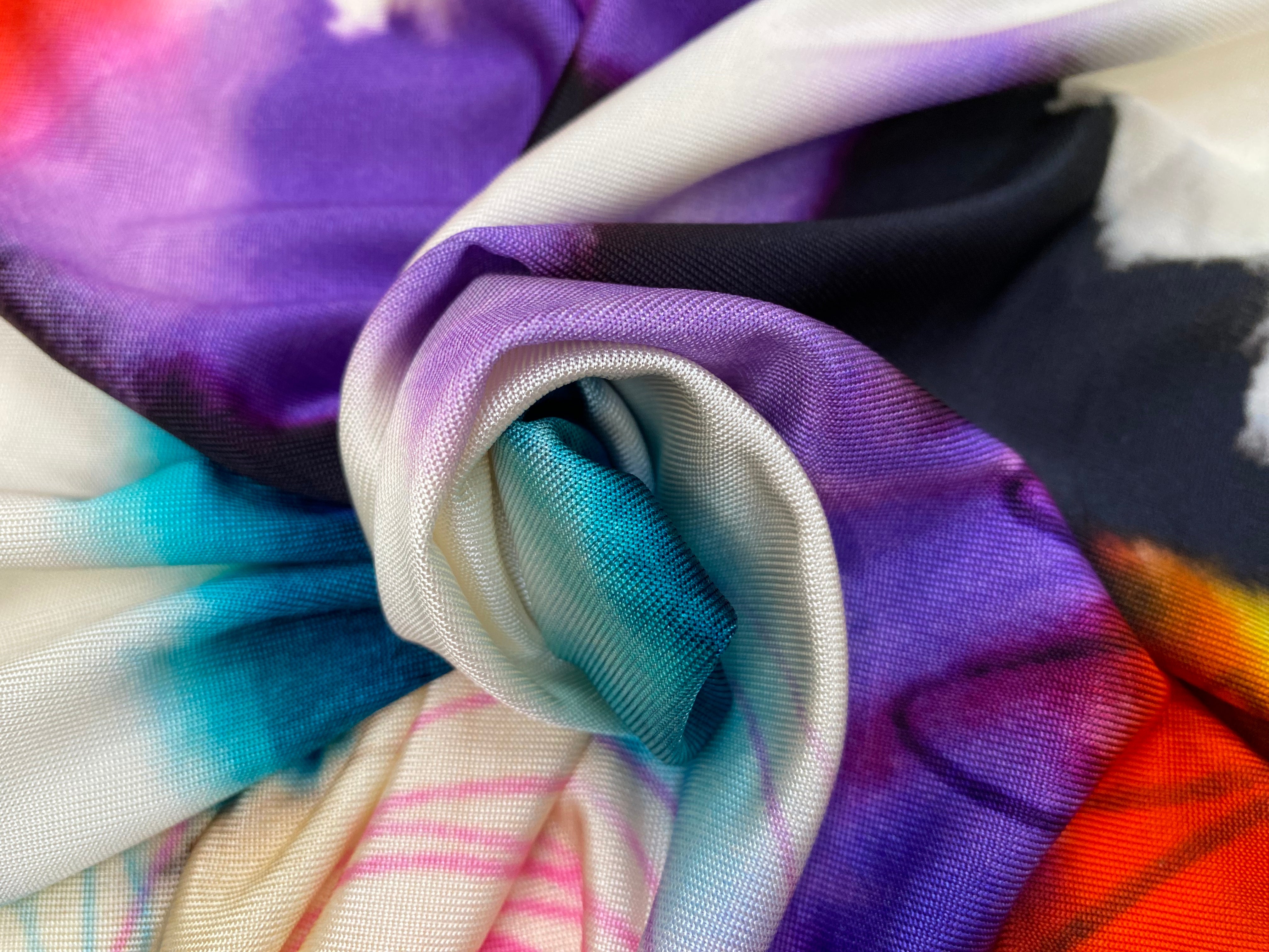 JERSEY VISCOSE PSYCHÉDELIQUE - My Little Coupon