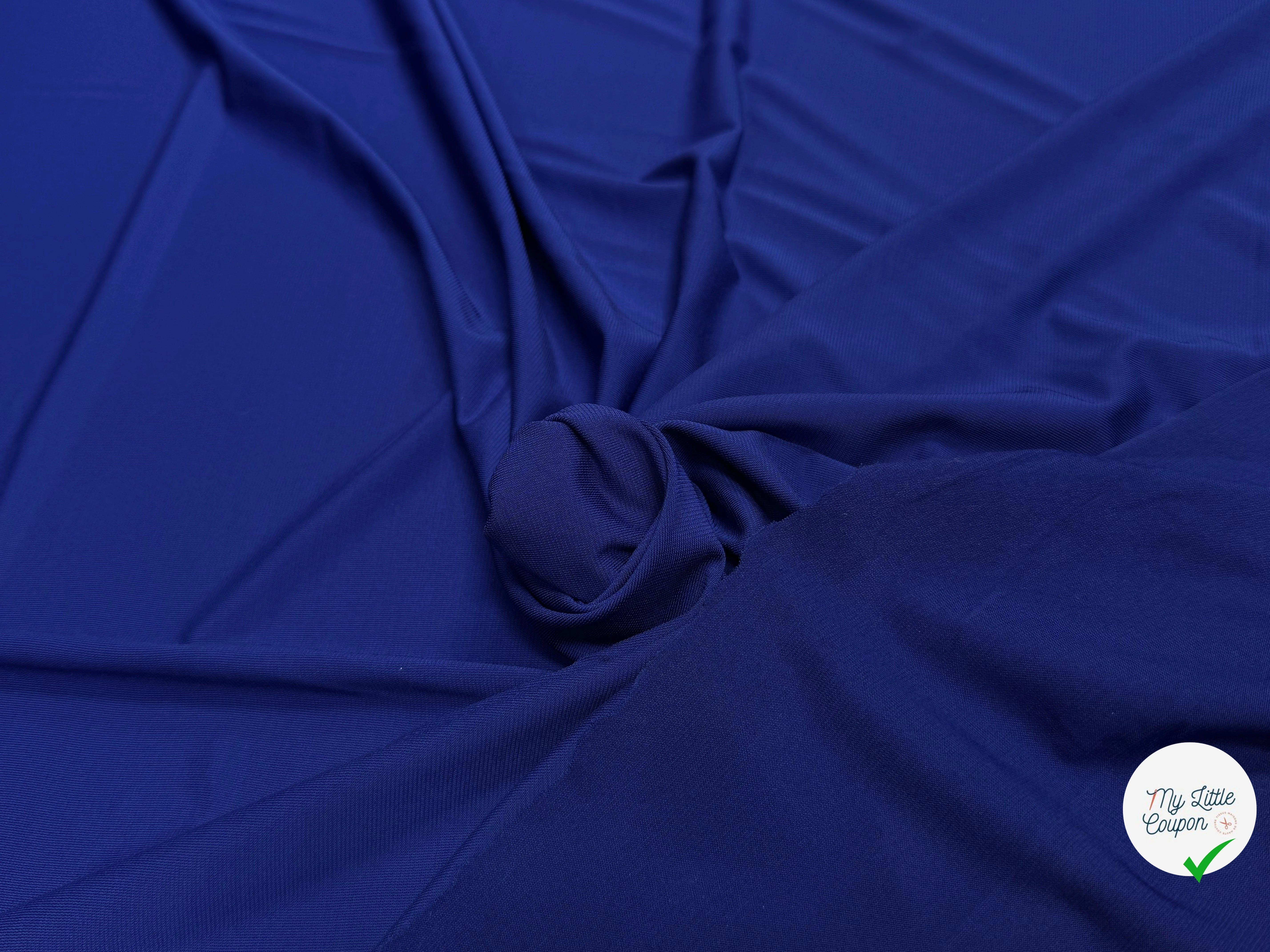 JERSEY VISCOSE ULTRA STRETCH ROYAL 7% ÉLASTHANNE - My Little Coupon