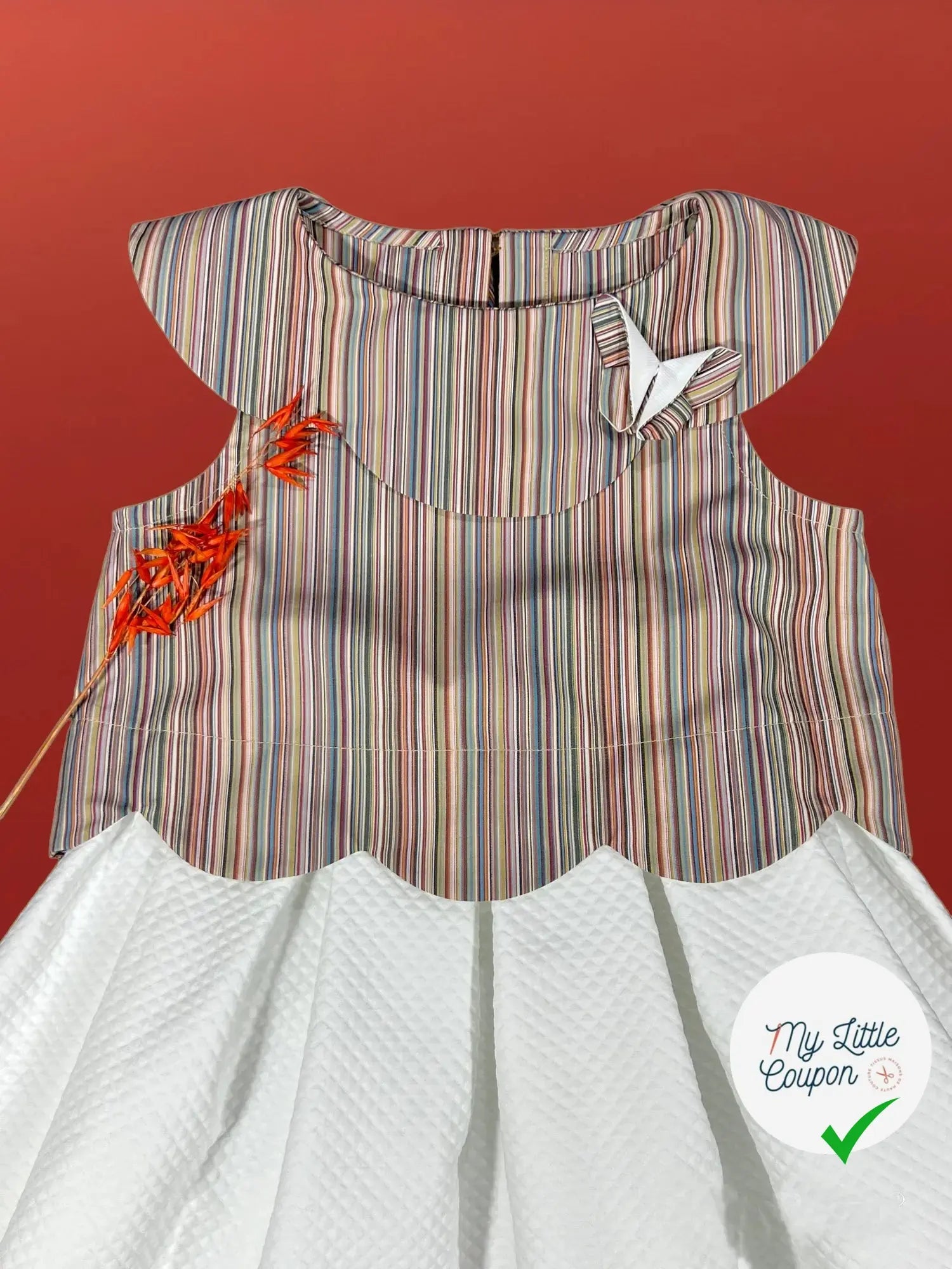 Justine, robe et top à pétales - L'Enfant Roi - My Little Coupon