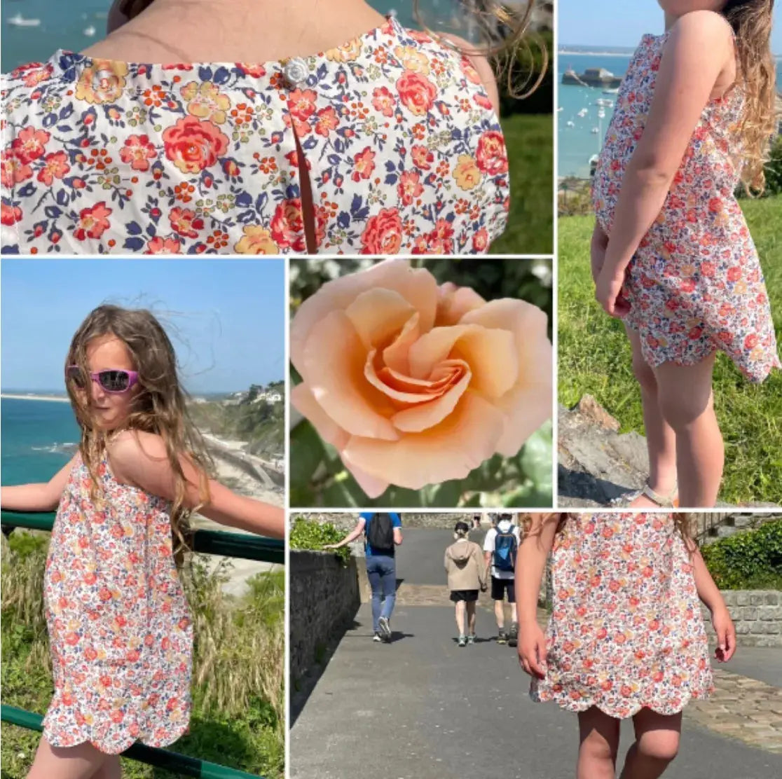 Justine, robe et top à pétales - L'Enfant Roi - My Little Coupon