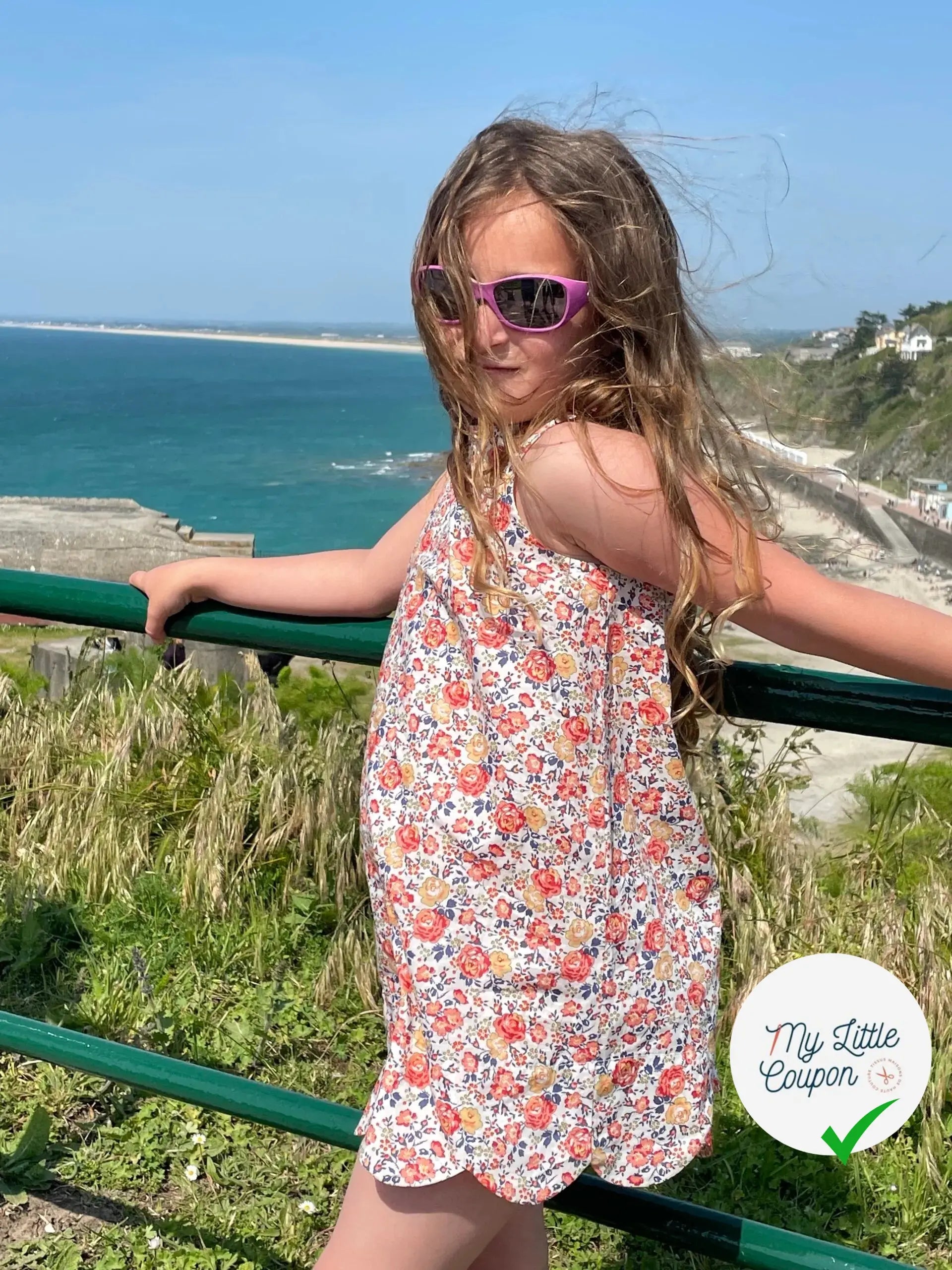 Justine, robe et top à pétales - L'Enfant Roi - My Little Coupon