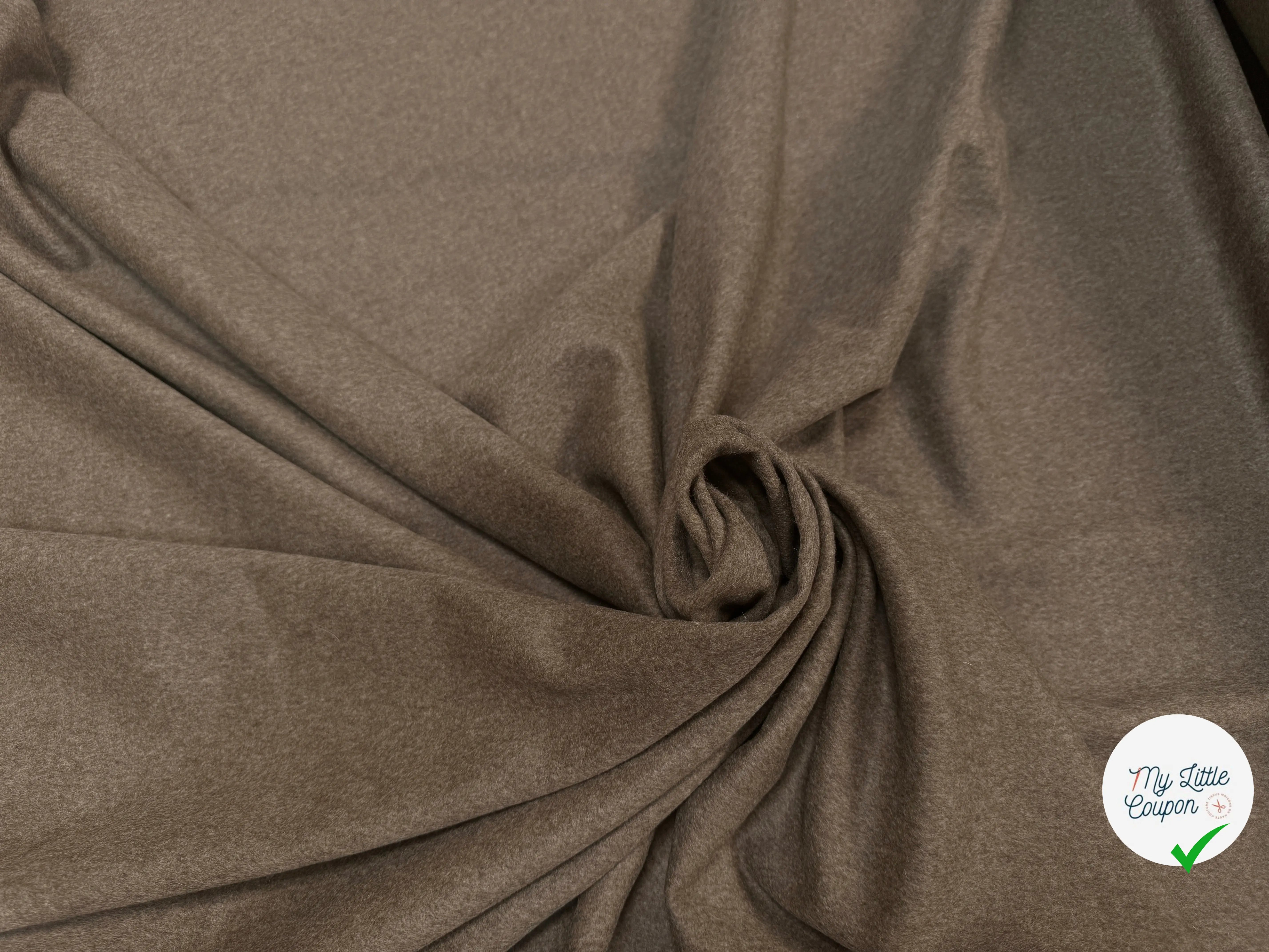 LAINAGE 100% CACHEMIRE KAKI GRIS - My Little Coupon