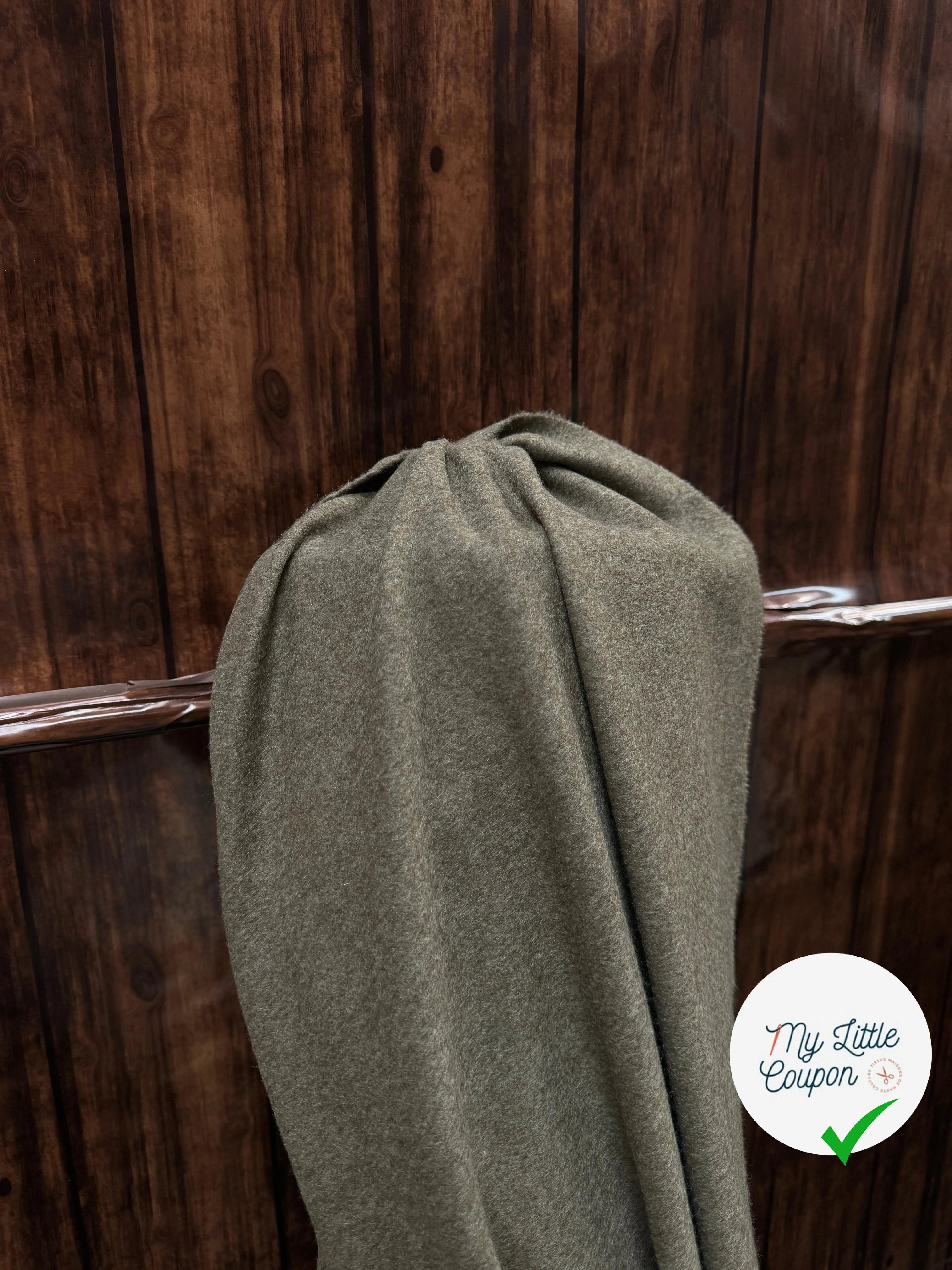 LAINAGE 100% CACHEMIRE KAKI GRIS - My Little Coupon