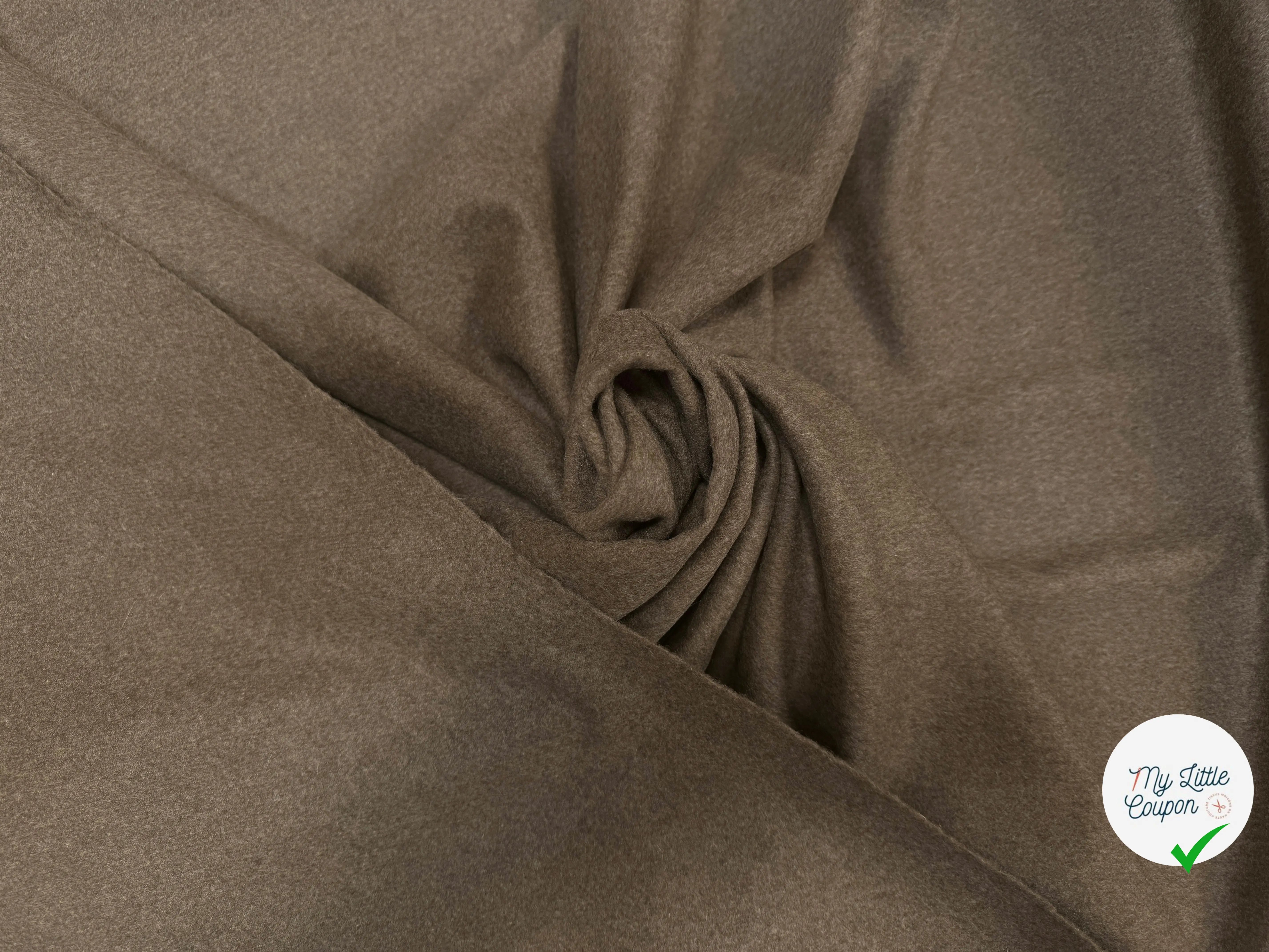 LAINAGE 100% CACHEMIRE KAKI GRIS - My Little Coupon