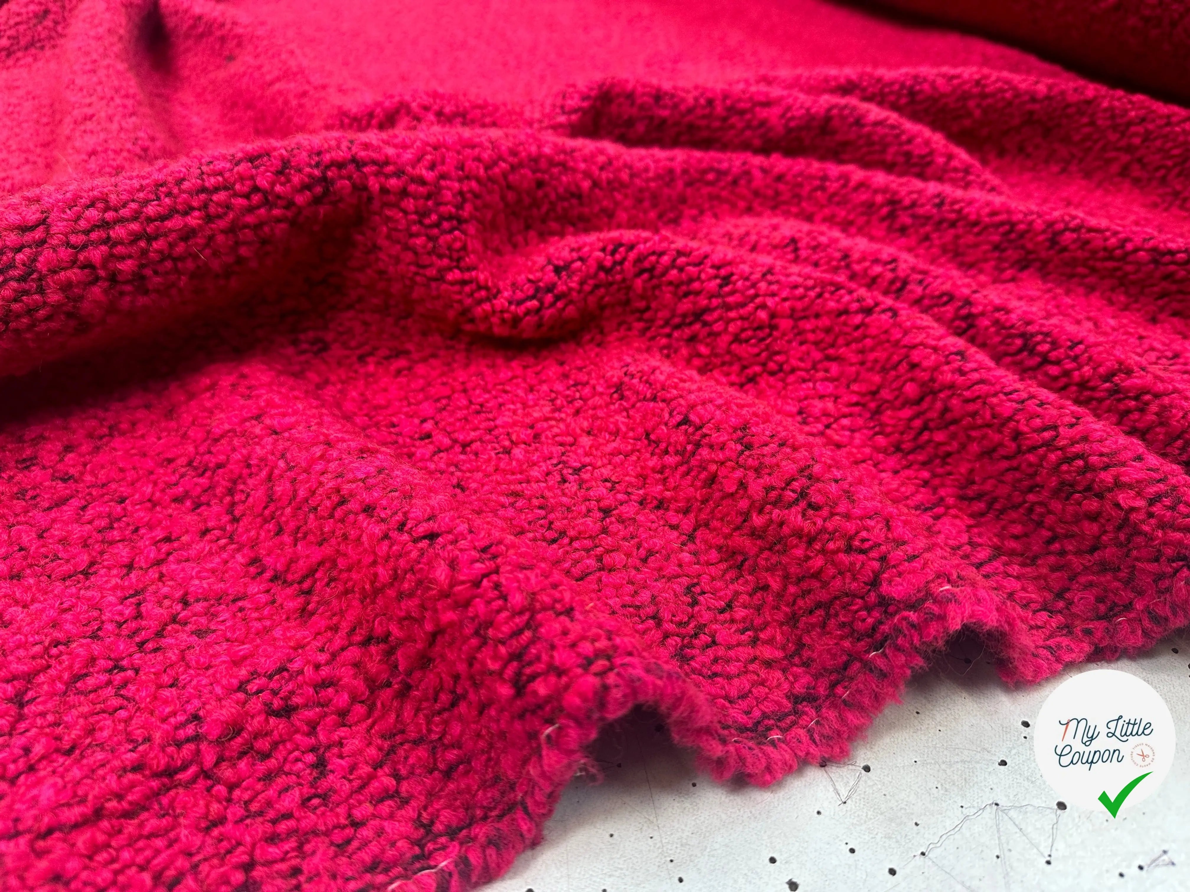 LAINAGE BOUCLETTE ROUGE - My Little Coupon