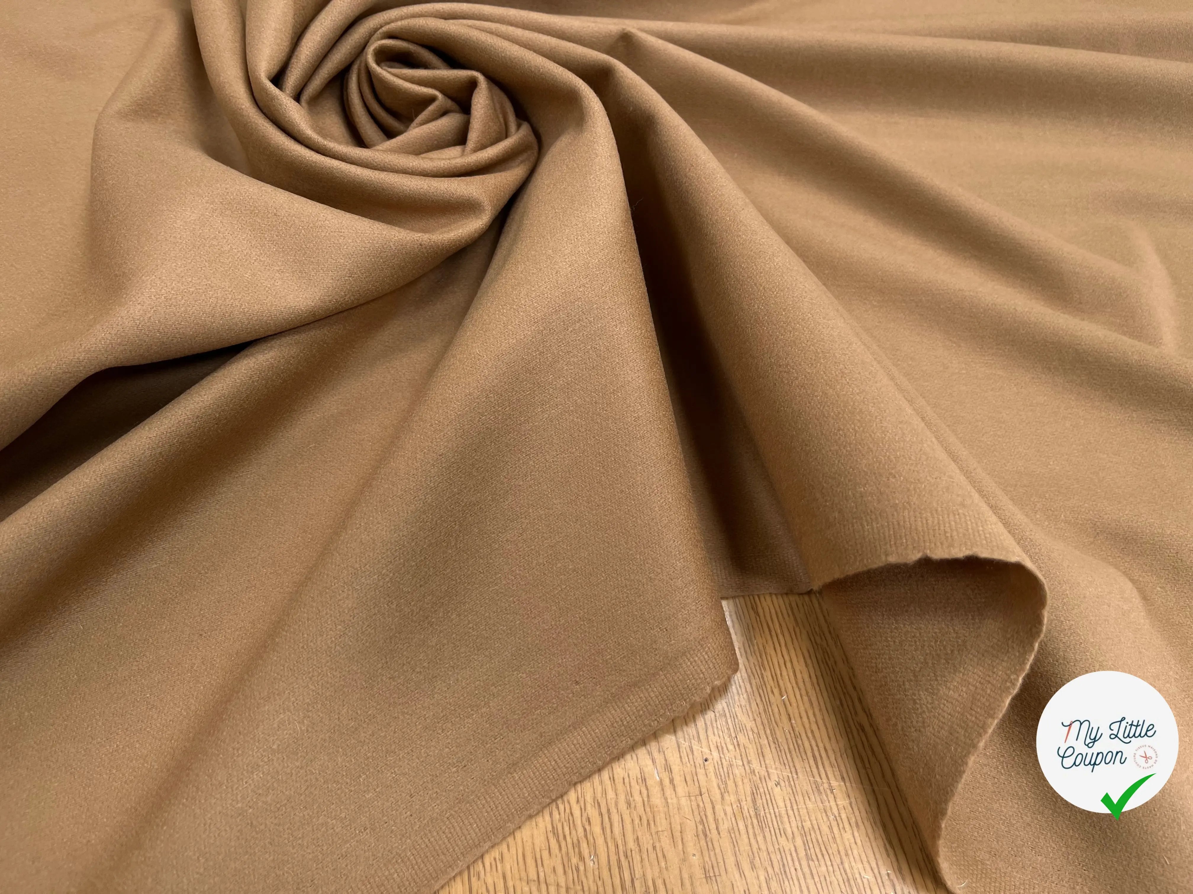 LAINAGE CABAN CARAMEL 80% LAINE VIERGE - My Little Coupon