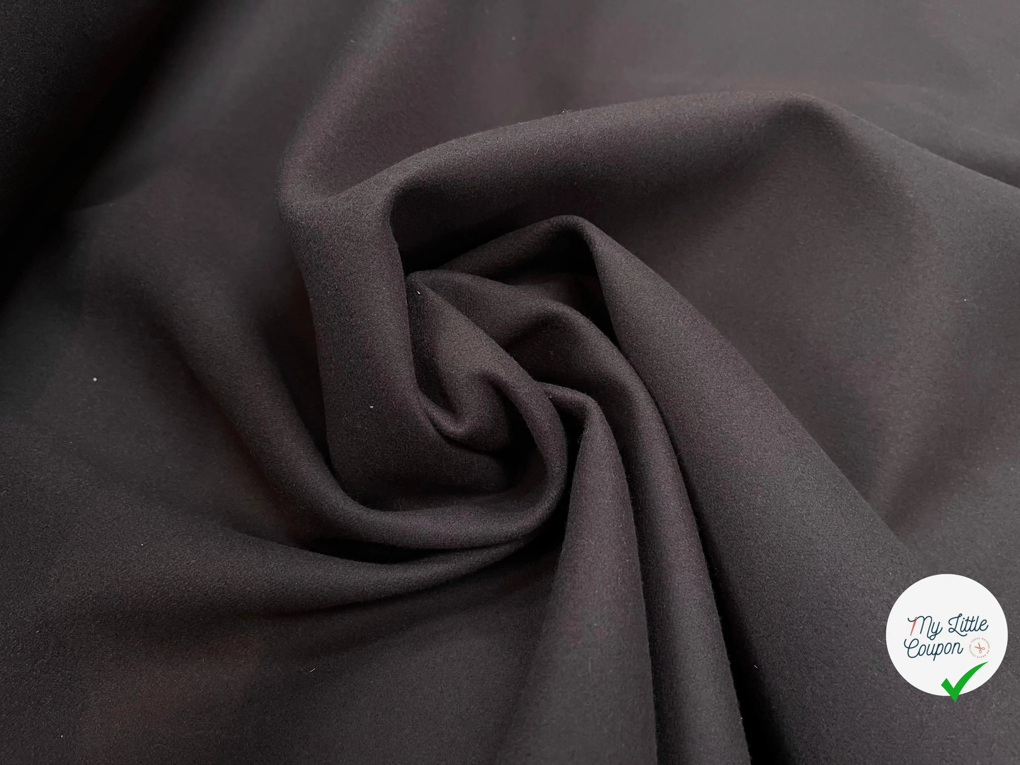 LAINAGE CABAN CONTRECOLLÉ NOIR & CHOCOLAT - My Little Coupon