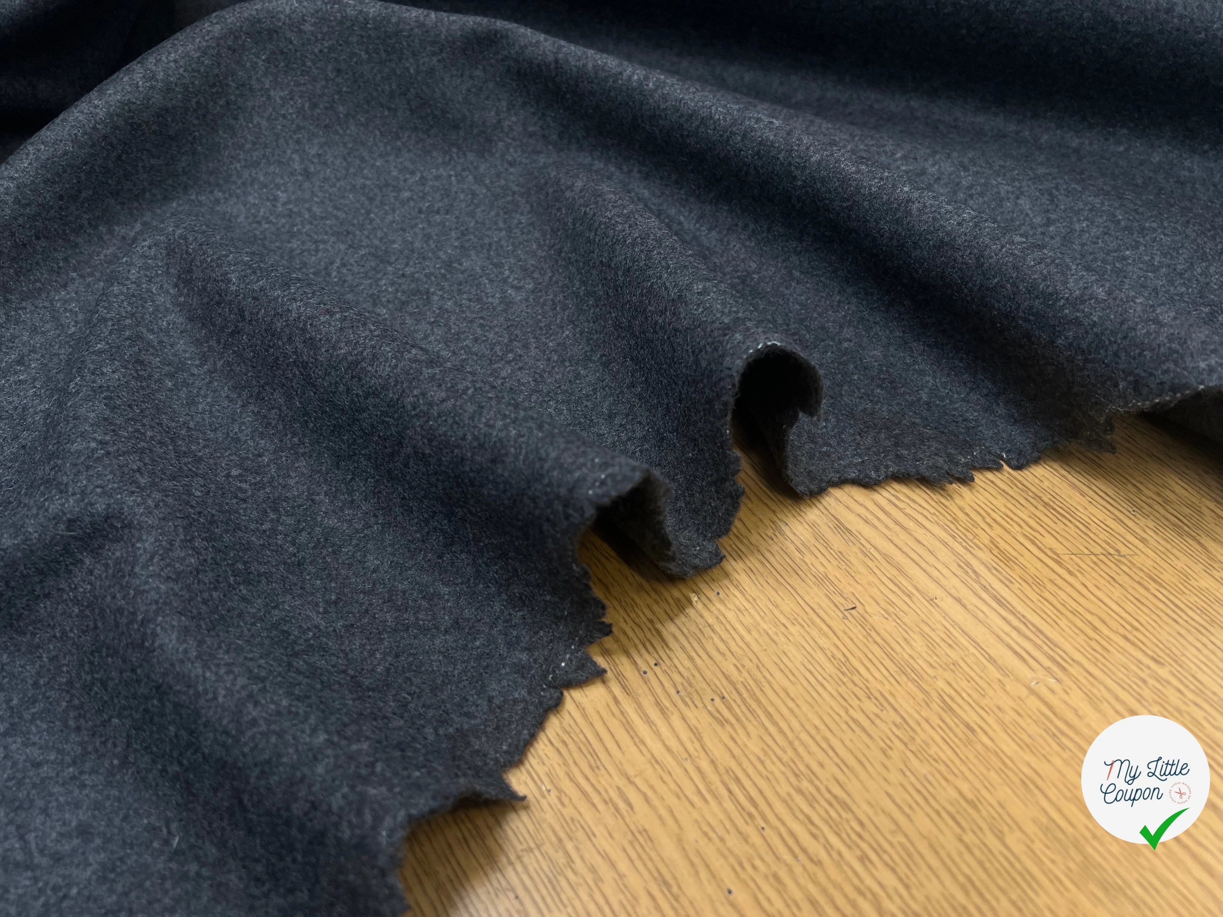 LAINAGE CABAN GRIS FONCÉ CHIC 80% LAINE VIERGE - My Little Coupon