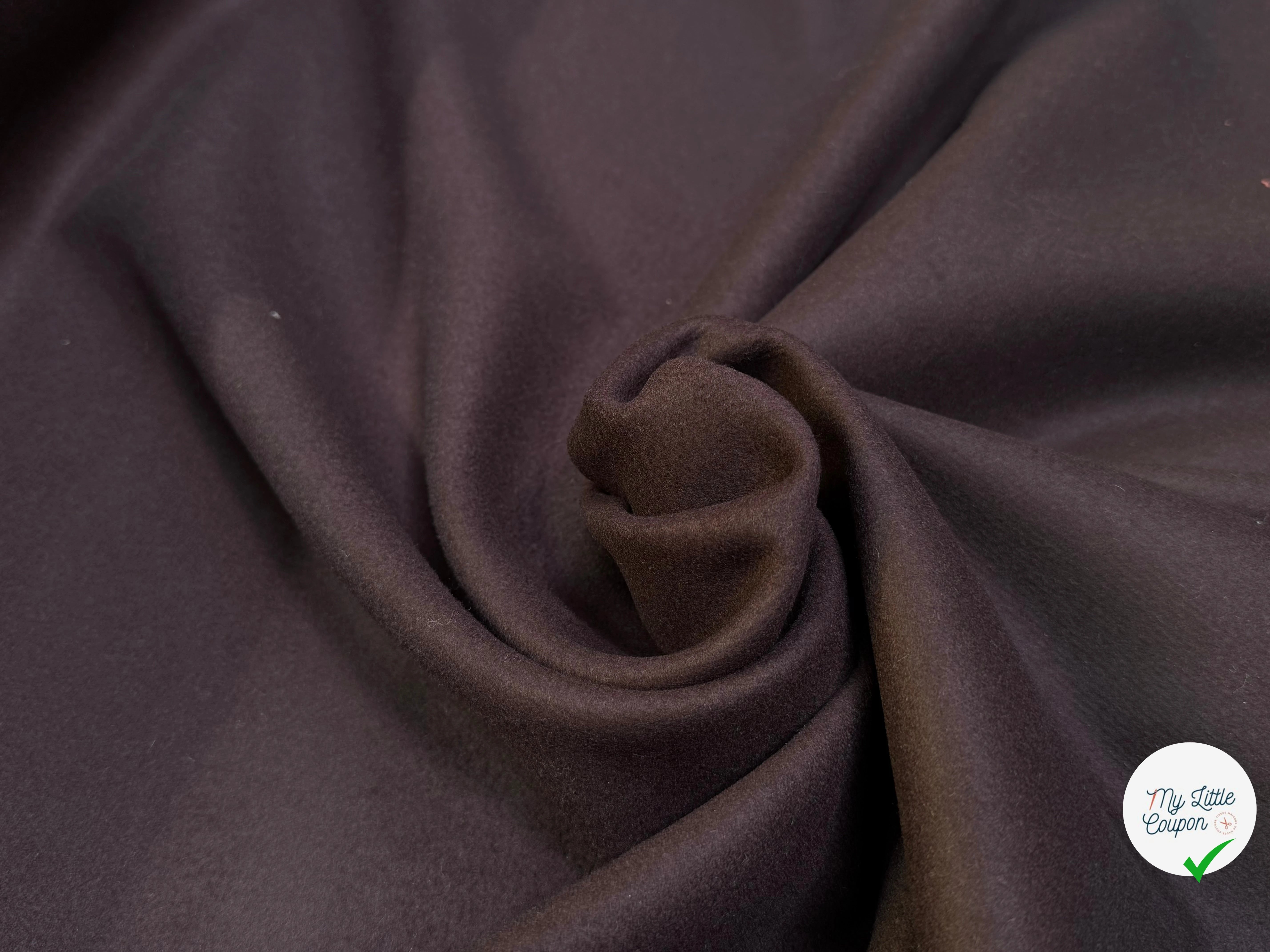 LAINAGE CABAN MARRON FONCÉ SUBLIME - My Little Coupon