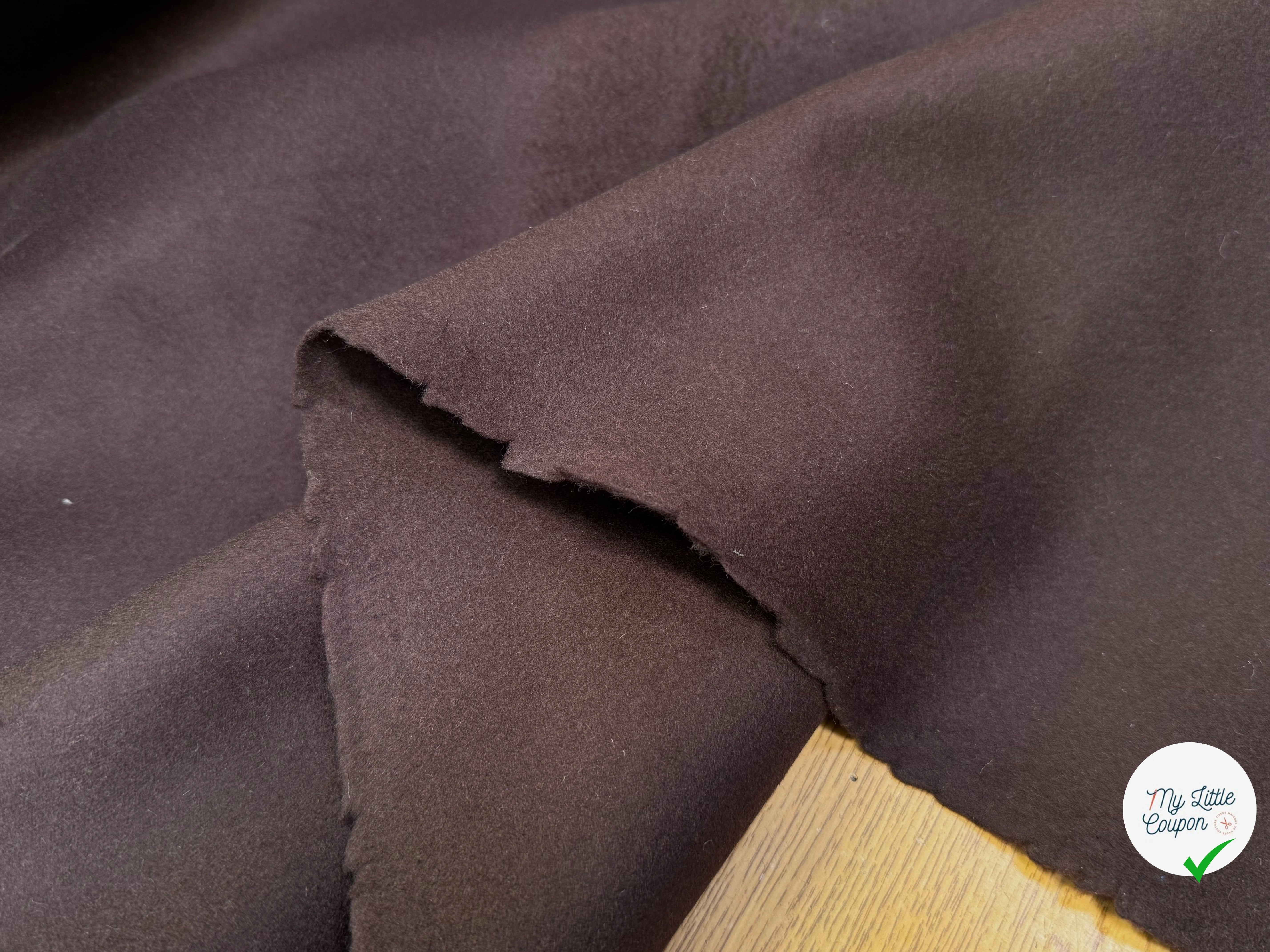 LAINAGE CABAN MARRON FONCÉ SUBLIME - My Little Coupon