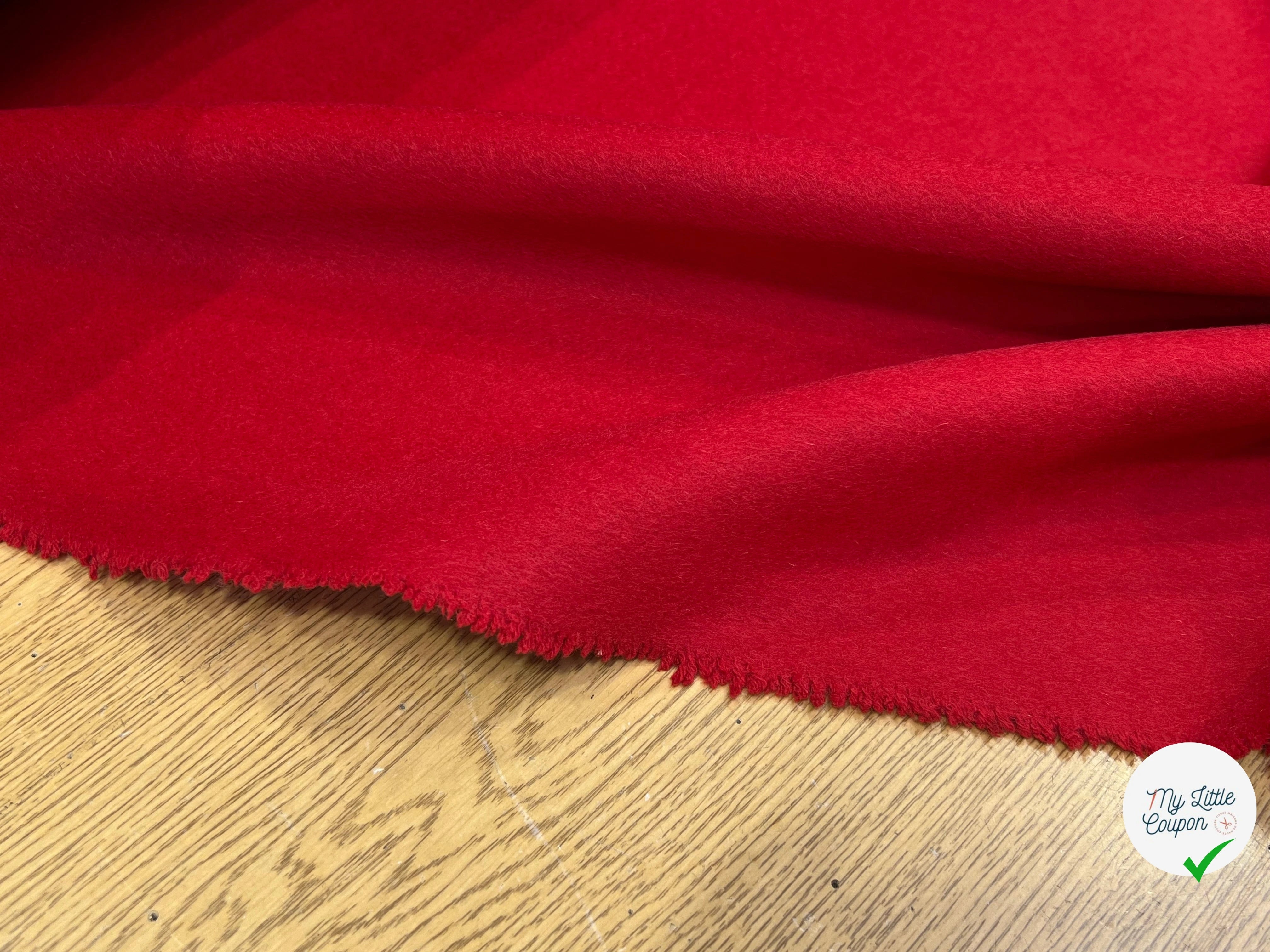 LAINAGE CABAN ROUGE LISSE - My Little Coupon