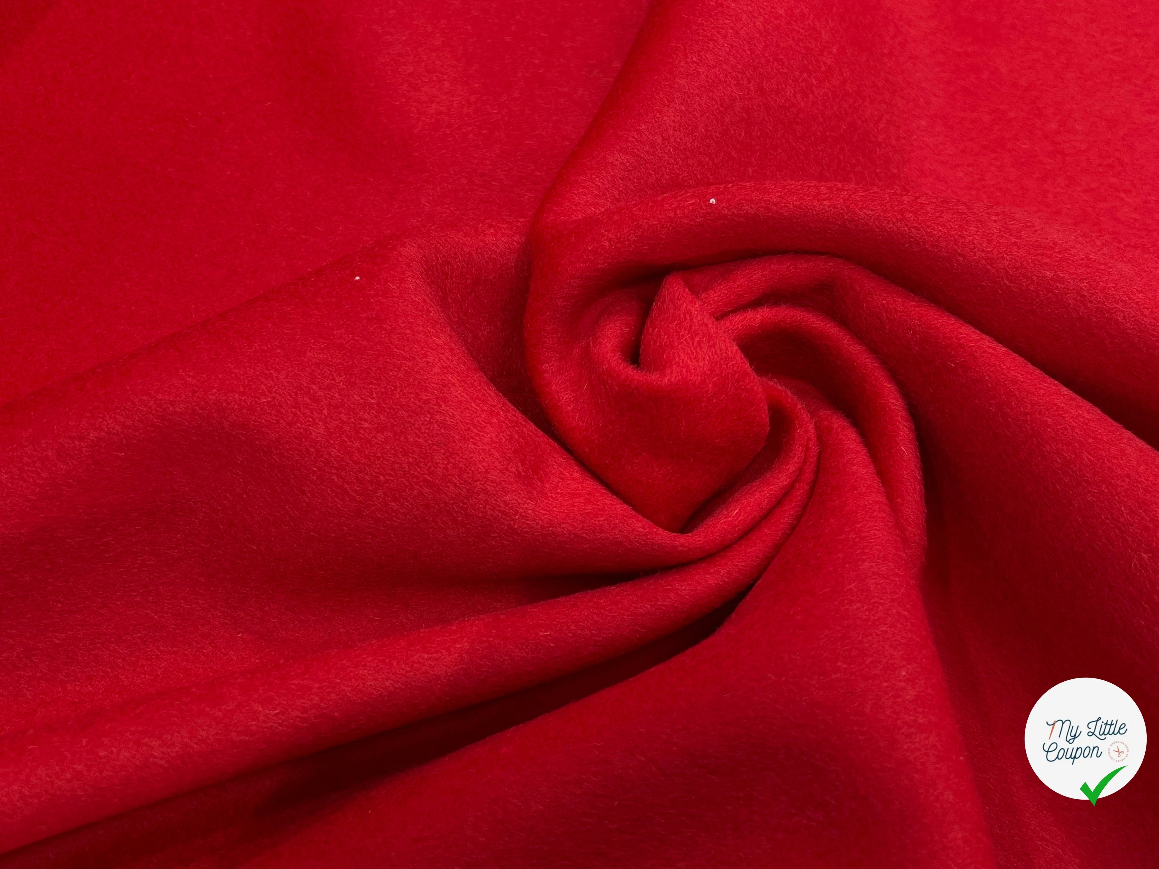LAINAGE CABAN ROUGE LISSE - My Little Coupon
