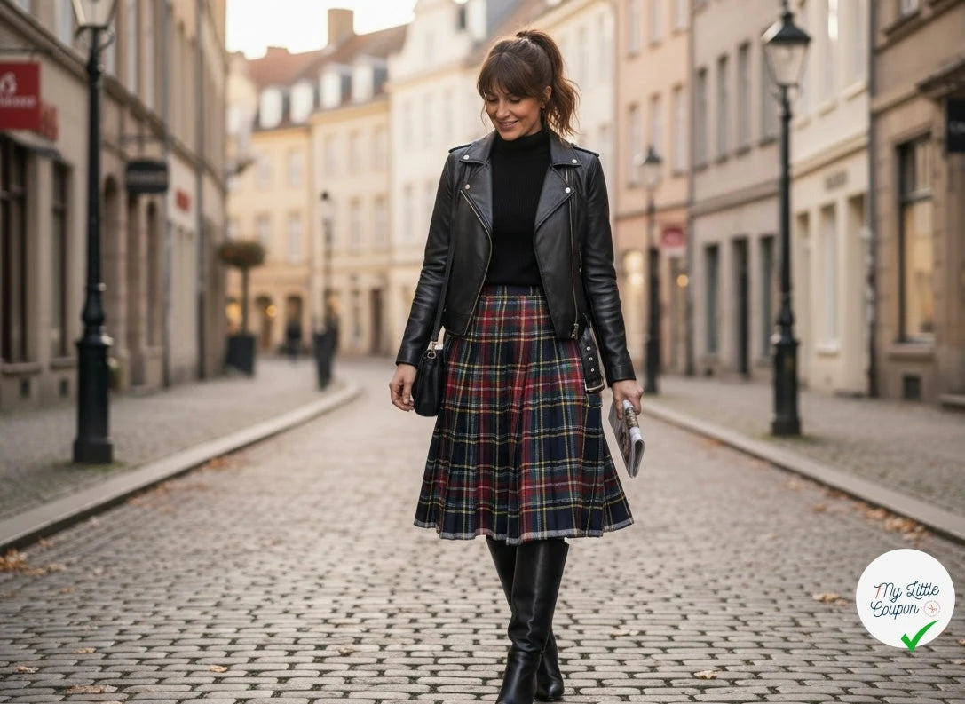 LAINAGE ECOSSAIS TARTAN CHIC 20% LAINE - My Little Coupon