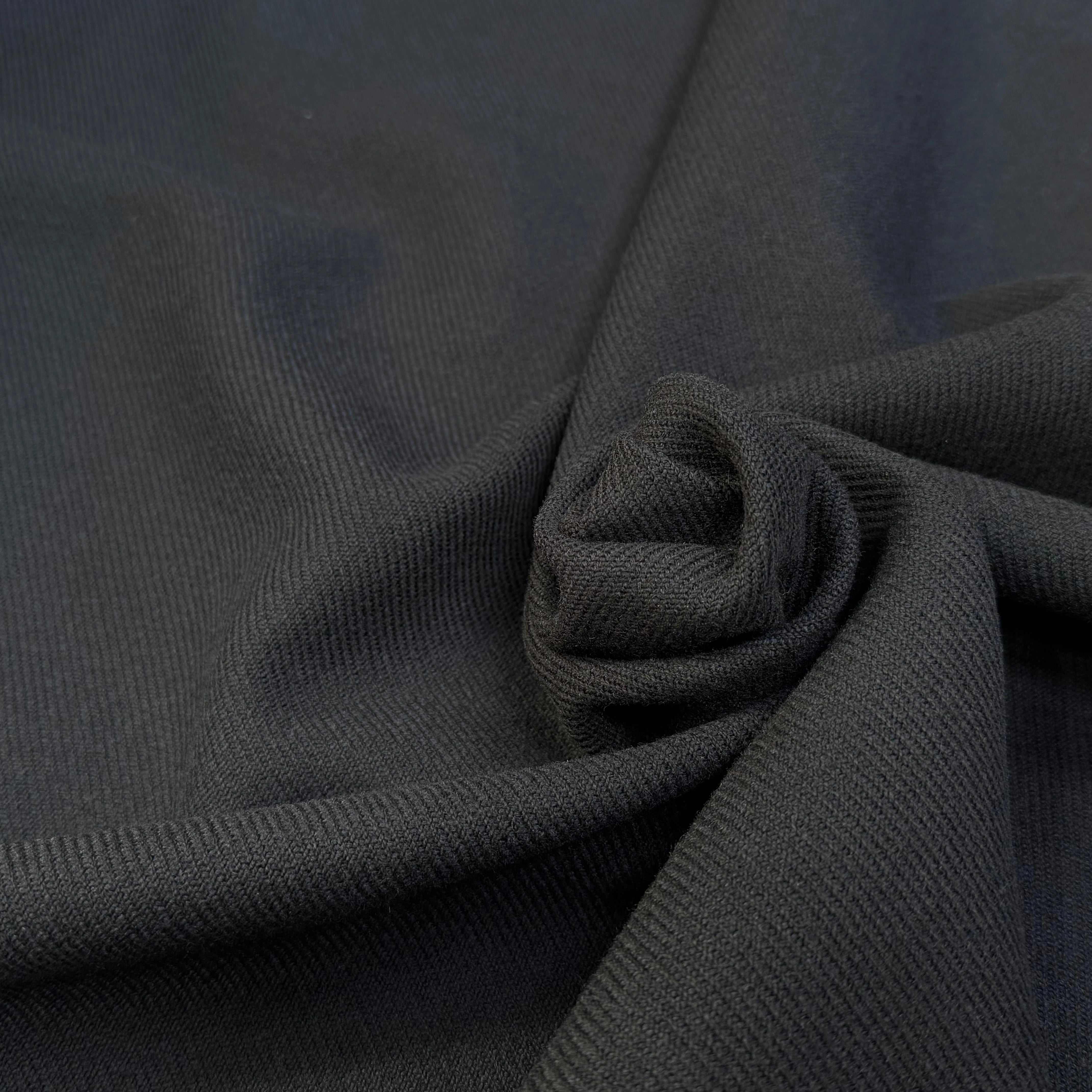 LAINAGE LOURD NOIR NAVY BELLE TENUE 52% LAINE VIERGE - My Little Coupon