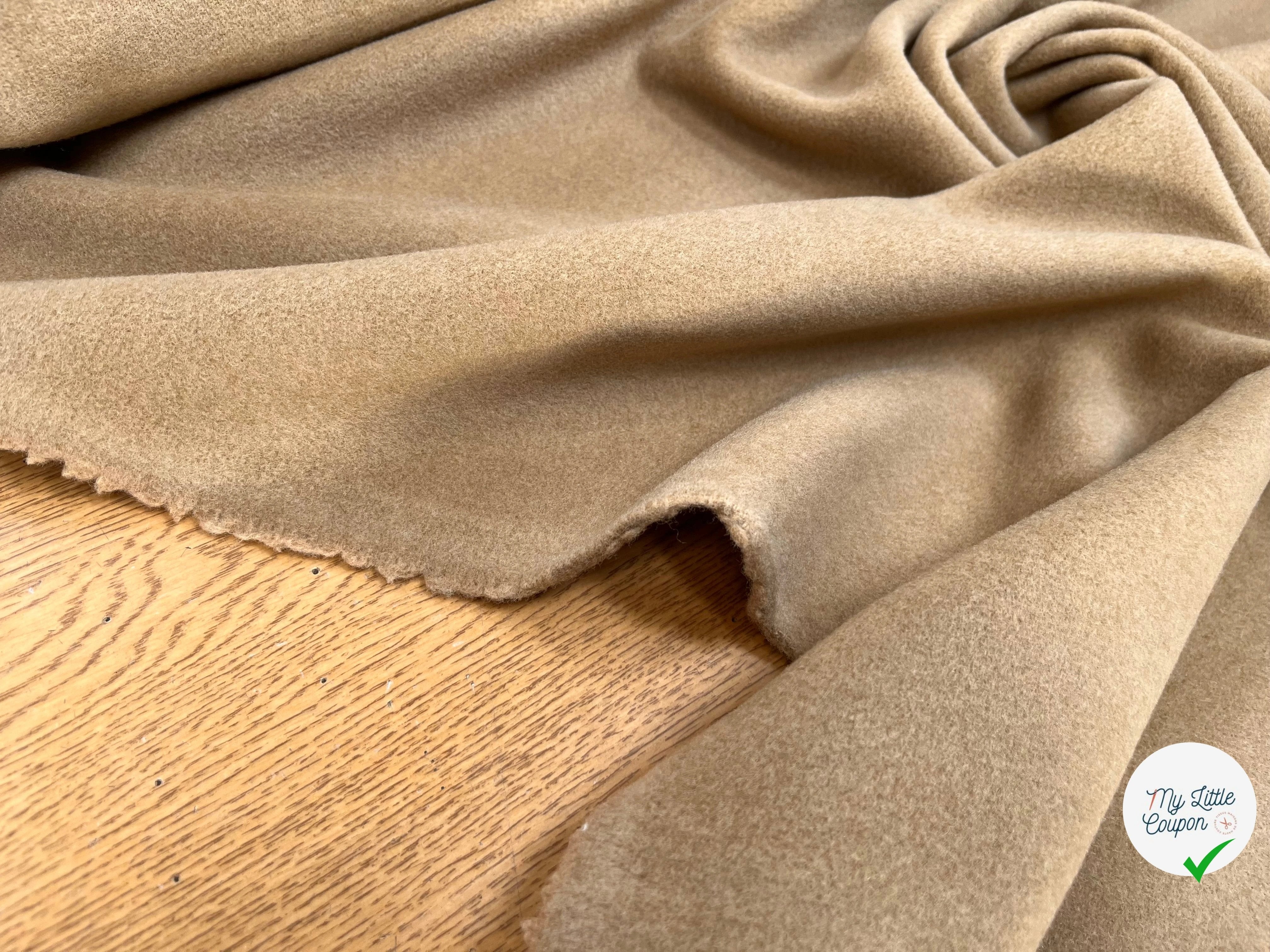 LAINAGE MANTEAU 65% CASHEMERE BEIGE FONCÉ - My Little Coupon