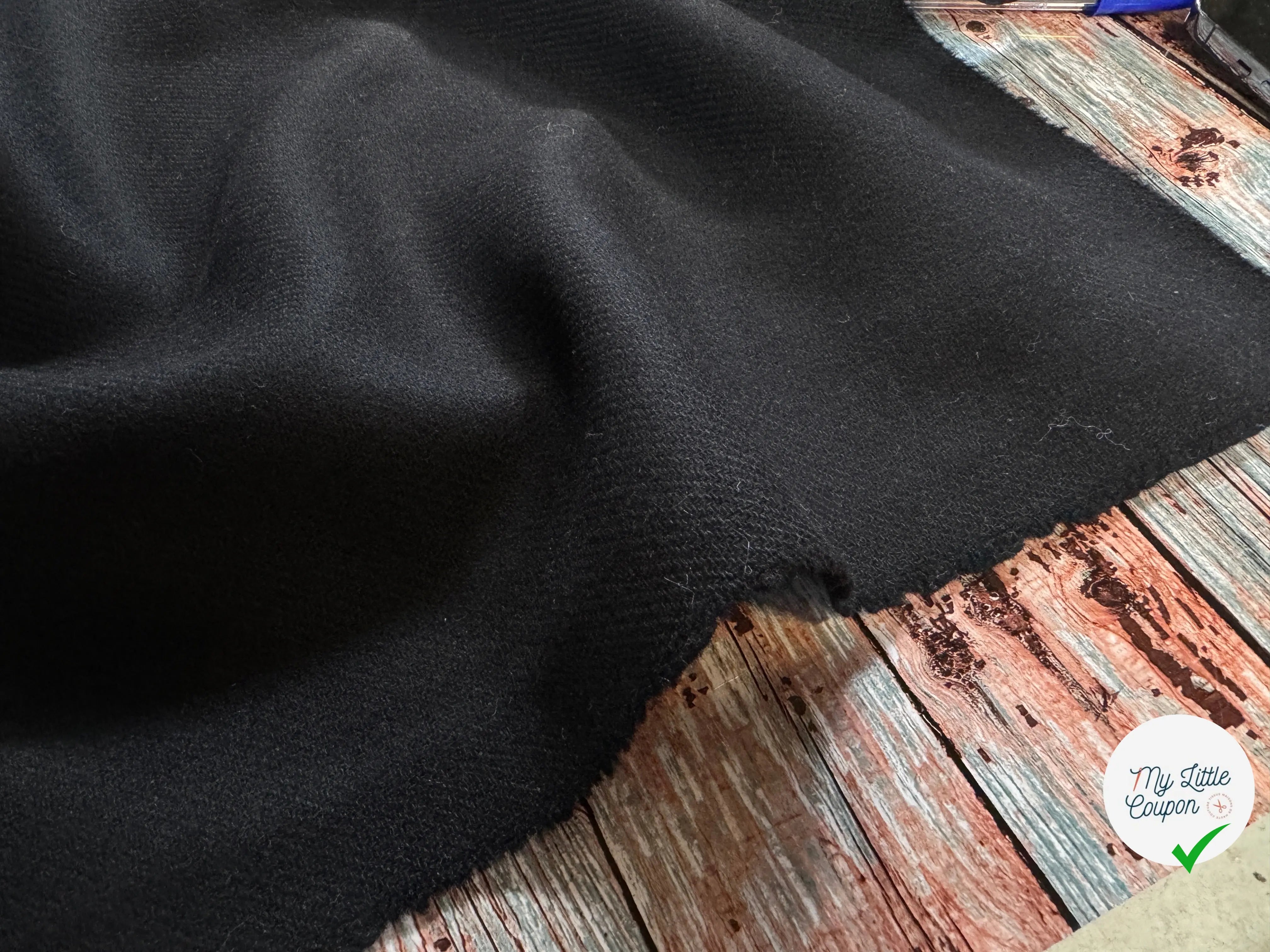 LAINAGE MANTEAU CABAN STRIÉ 3% CACHEMIRE BELLUCCI - My Little Coupon