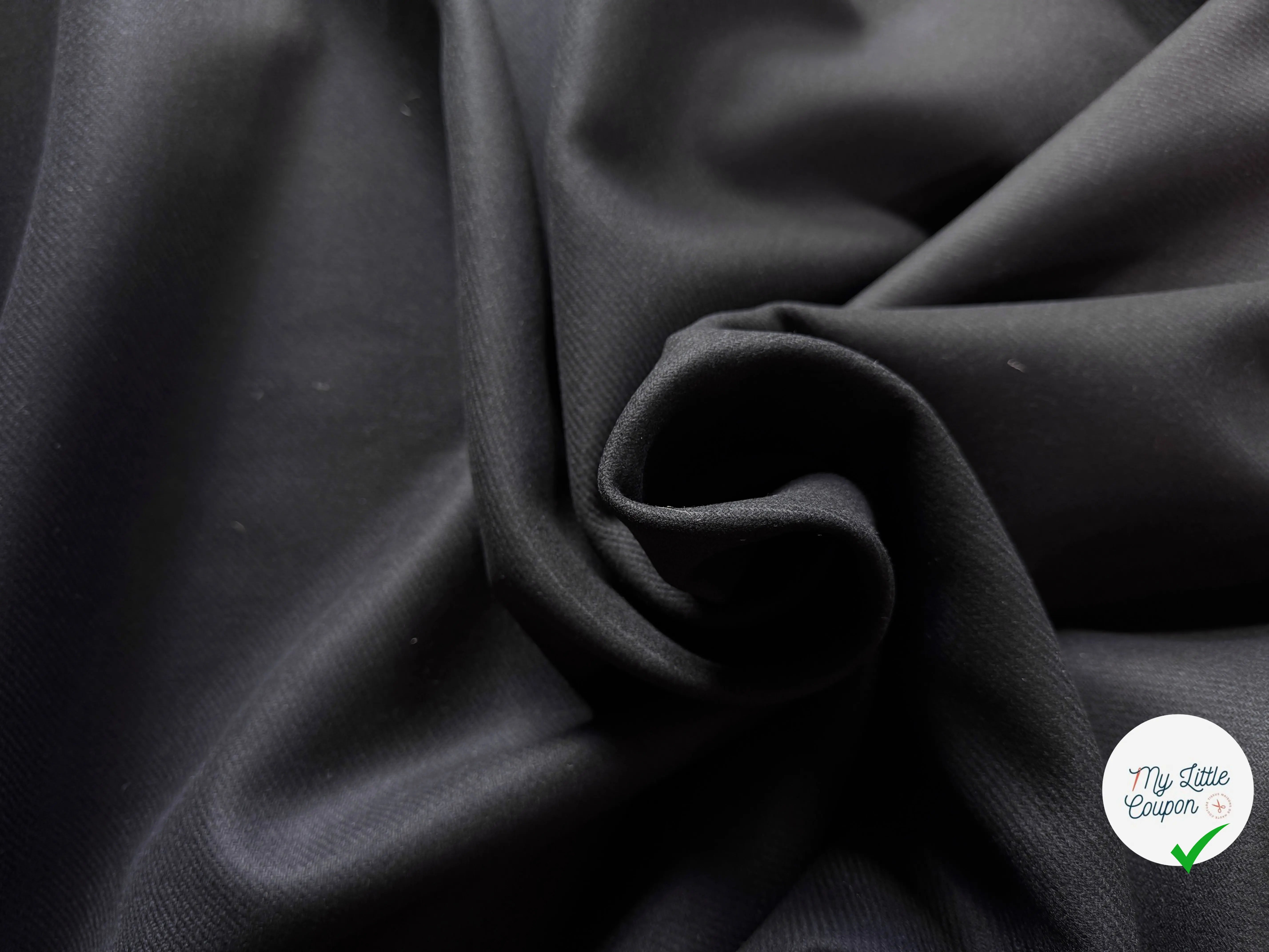 LAINAGE MANTEAU CABAN STRIÉ 3% CACHEMIRE BELLUCCI - My Little Coupon