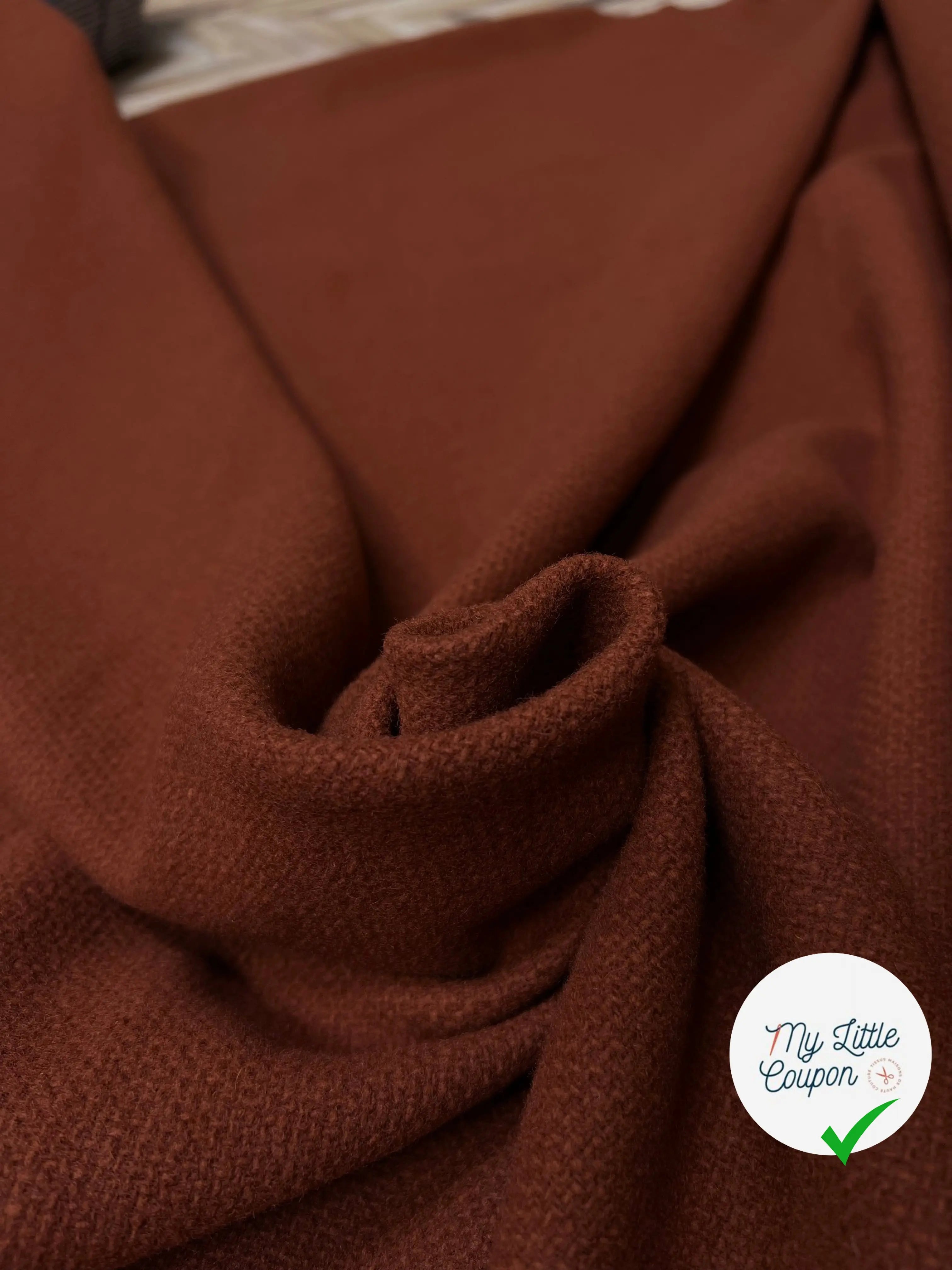 LAINAGE MANTEAU CANEVAS ROUX ÉCUREUIL - My Little Coupon