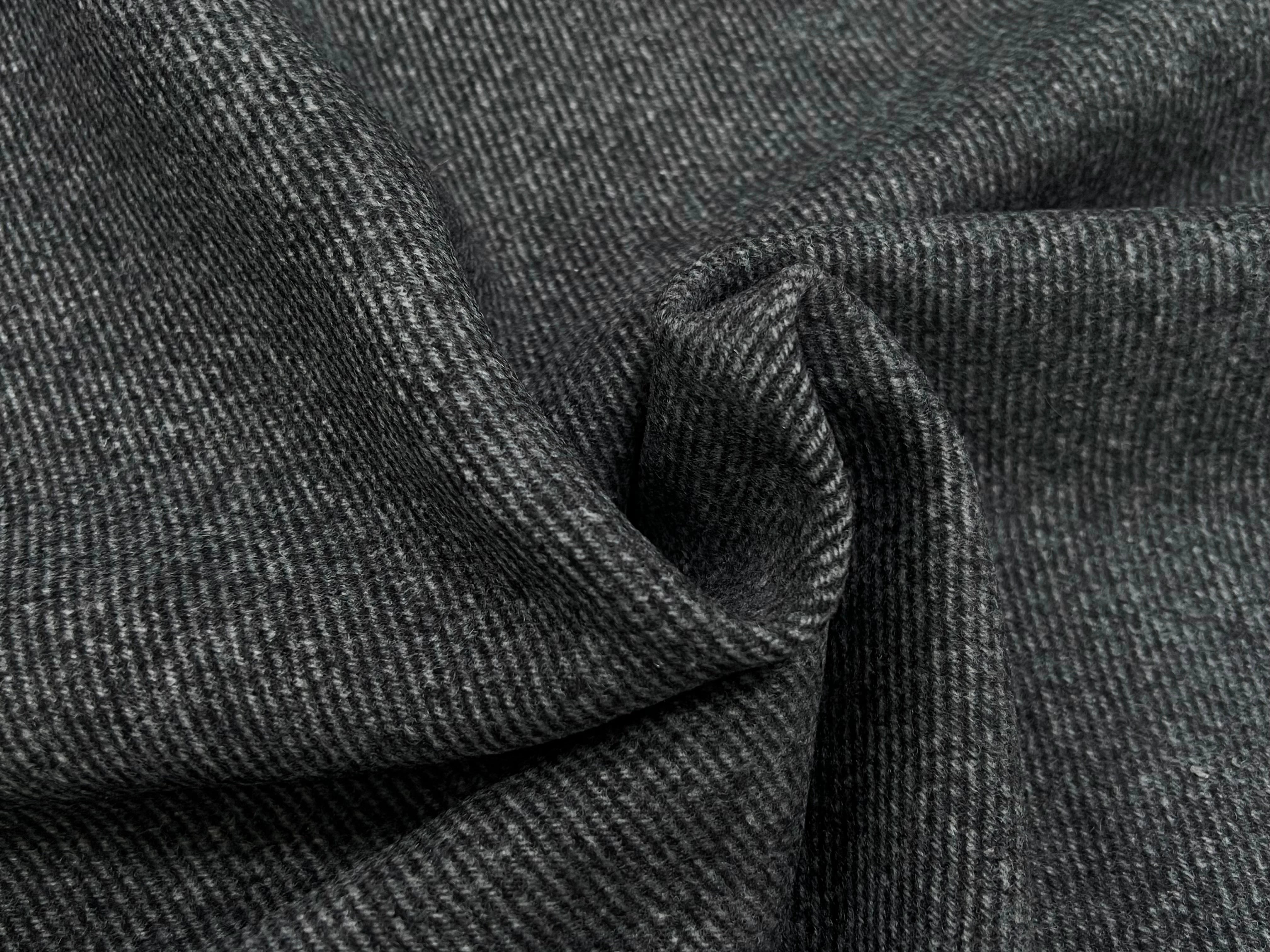LAINAGE MANTEAU DOUX ENVERS STRIÉ GRIS CHINÉ 145CM - My Little Coupon