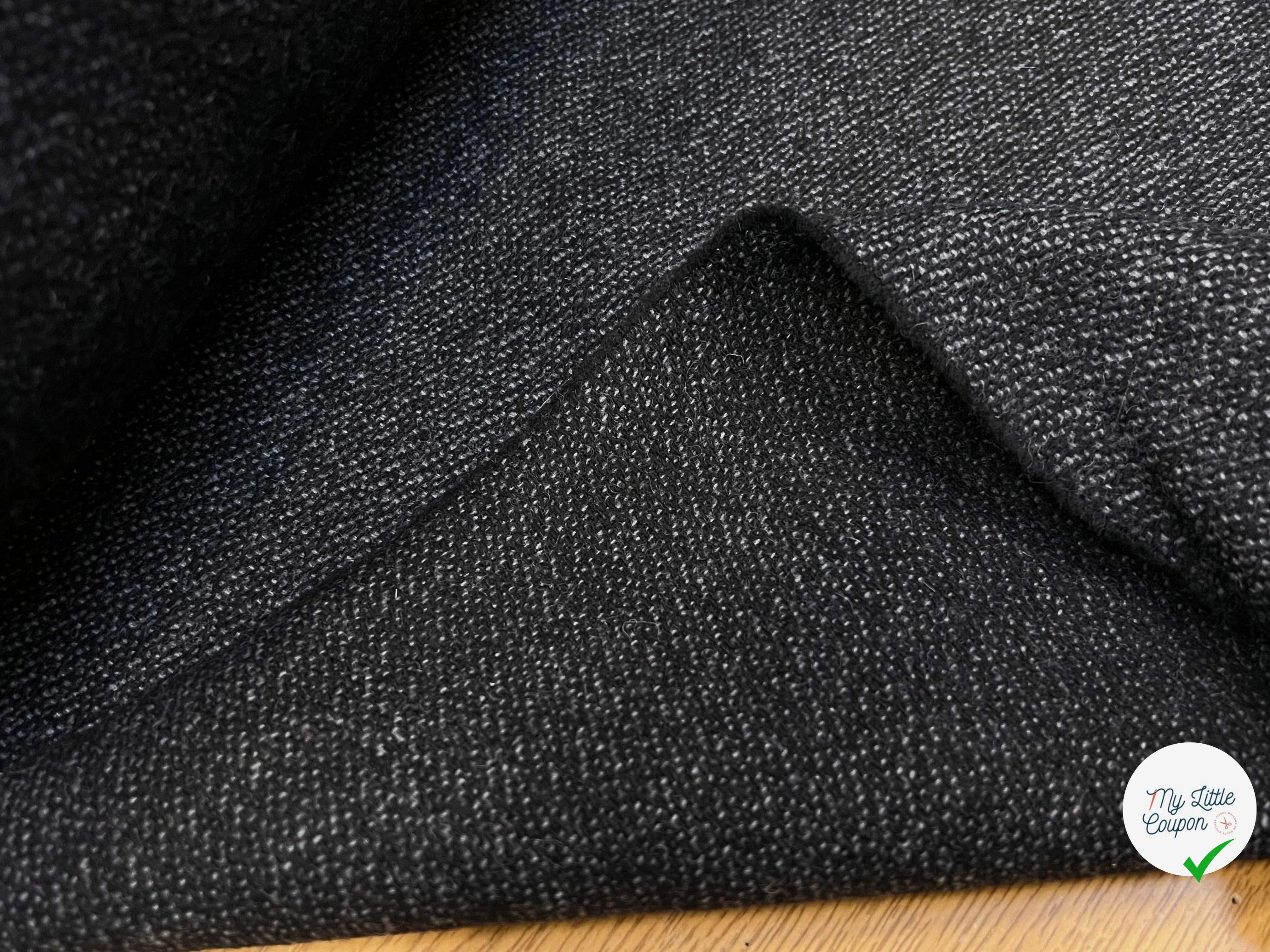 LAINAGE MANTEAU GRIS ANTHRACITE 133CM 100% LAINE - My Little Coupon