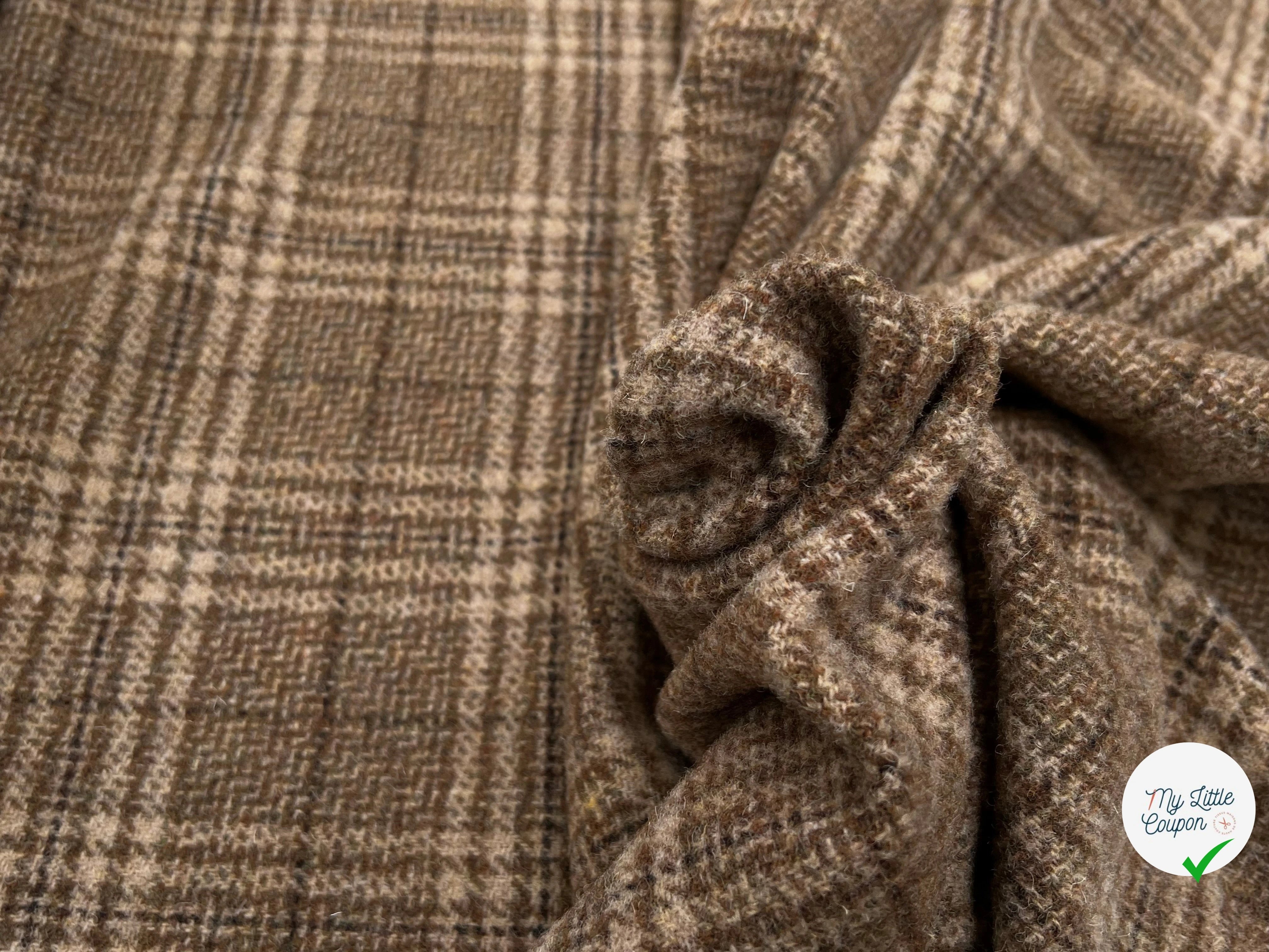 LAINAGE MANTEAU HIGHLAND STYLE BEIGE ET KAKI - My Little Coupon