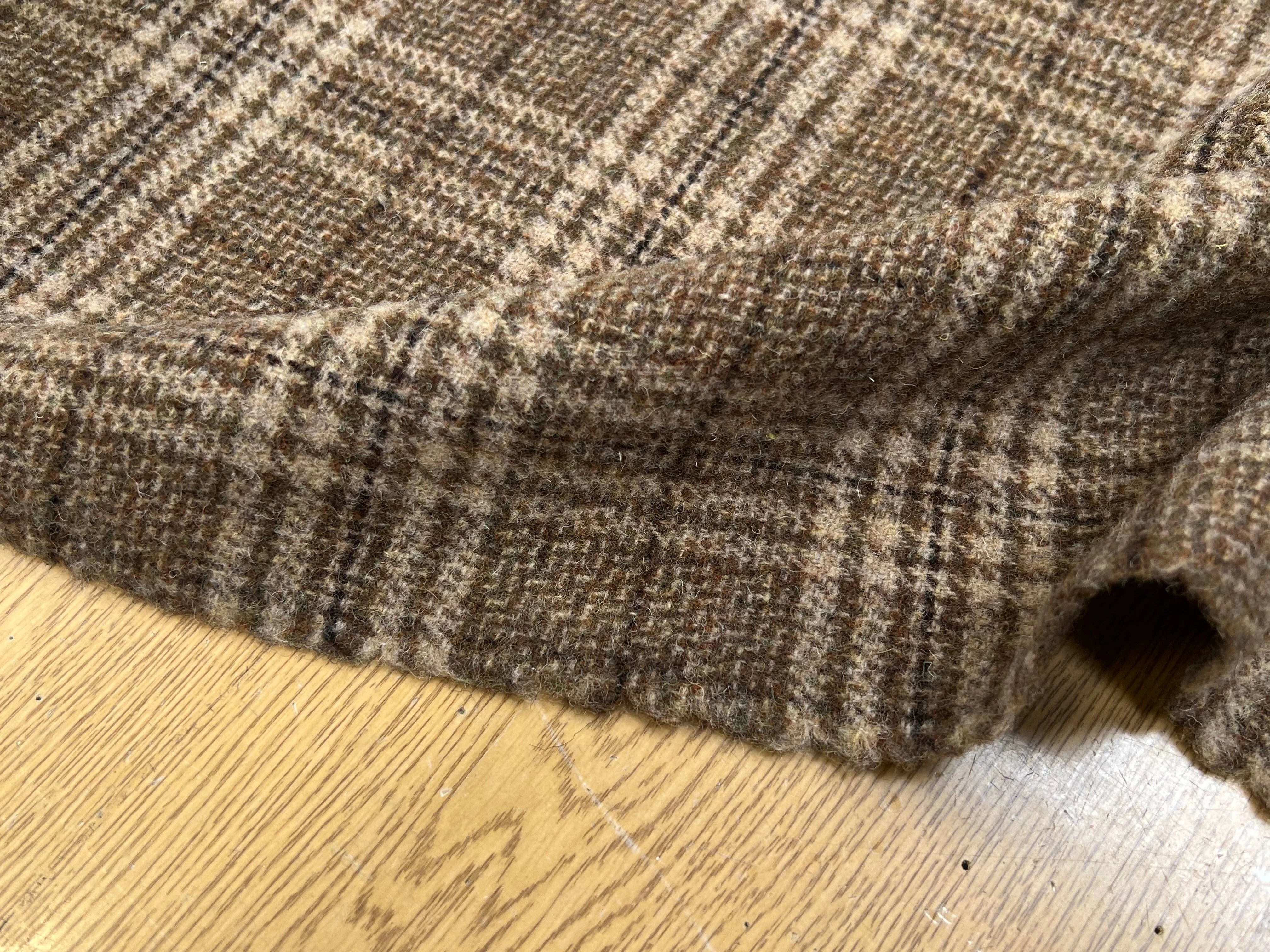 LAINAGE MANTEAU HIGHLAND STYLE BEIGE ET KAKI - My Little Coupon