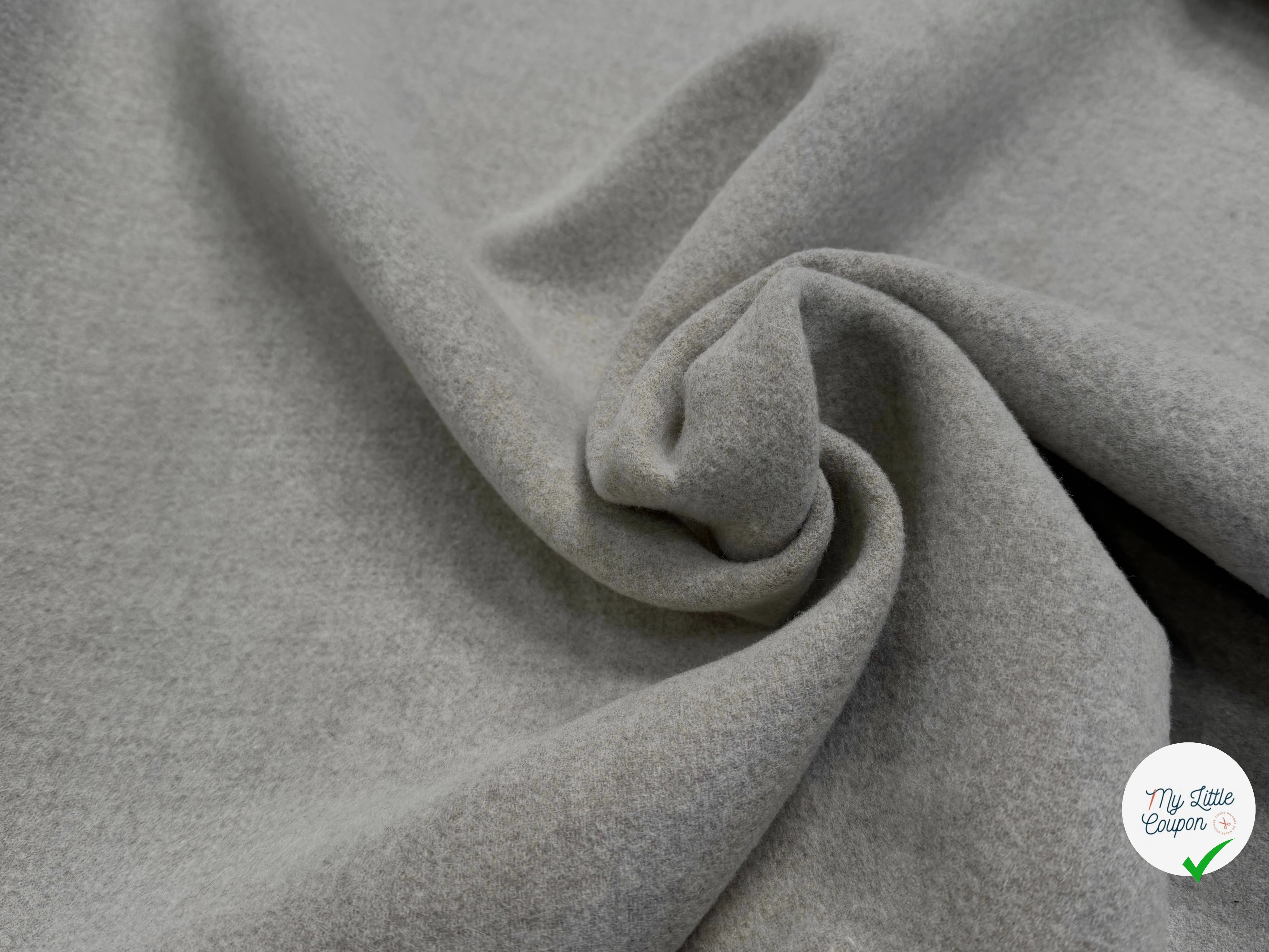 LAINAGE MANTEAU LOURD DOUX GRIS - My Little Coupon