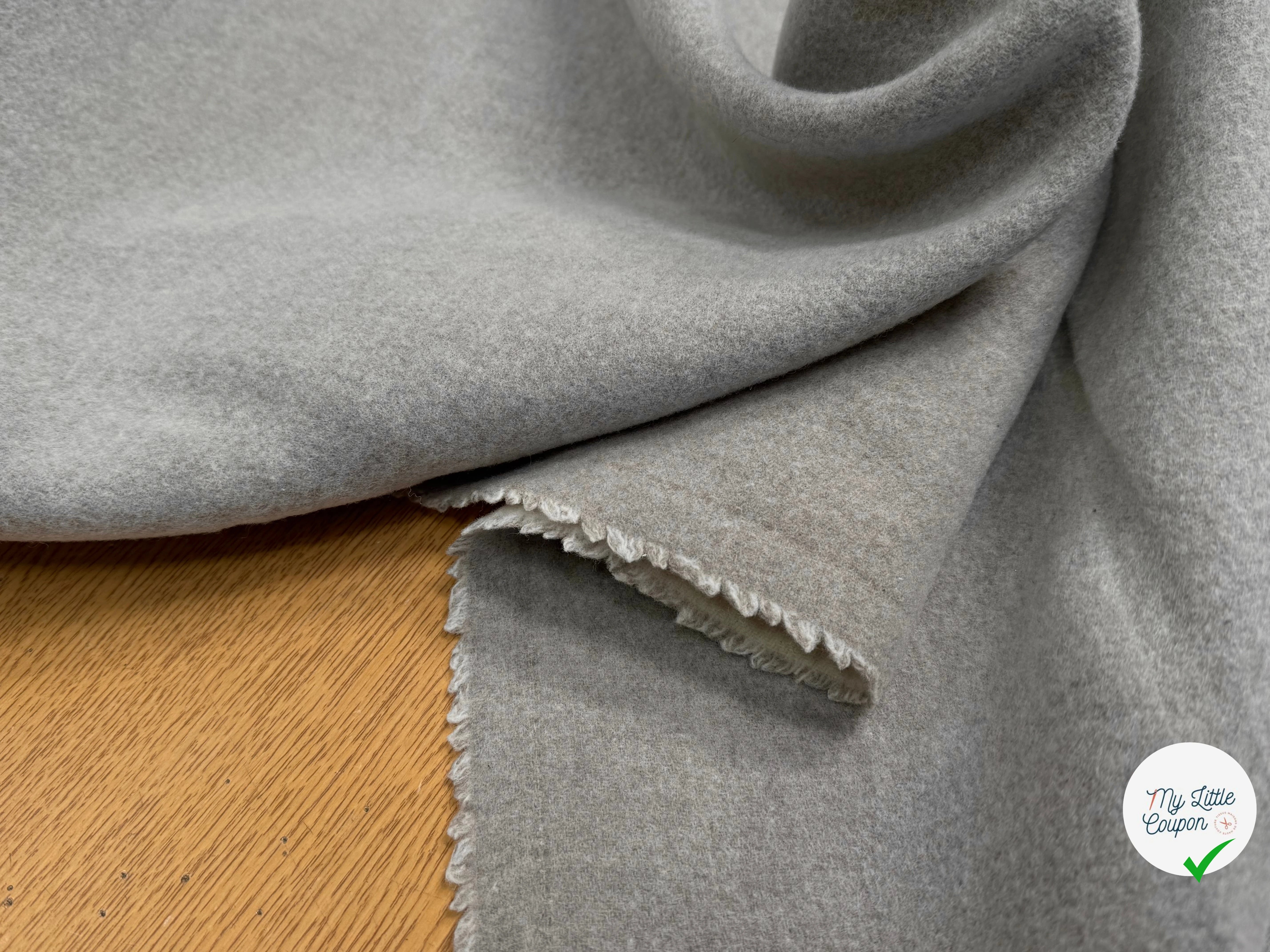 LAINAGE MANTEAU LOURD DOUX GRIS - My Little Coupon