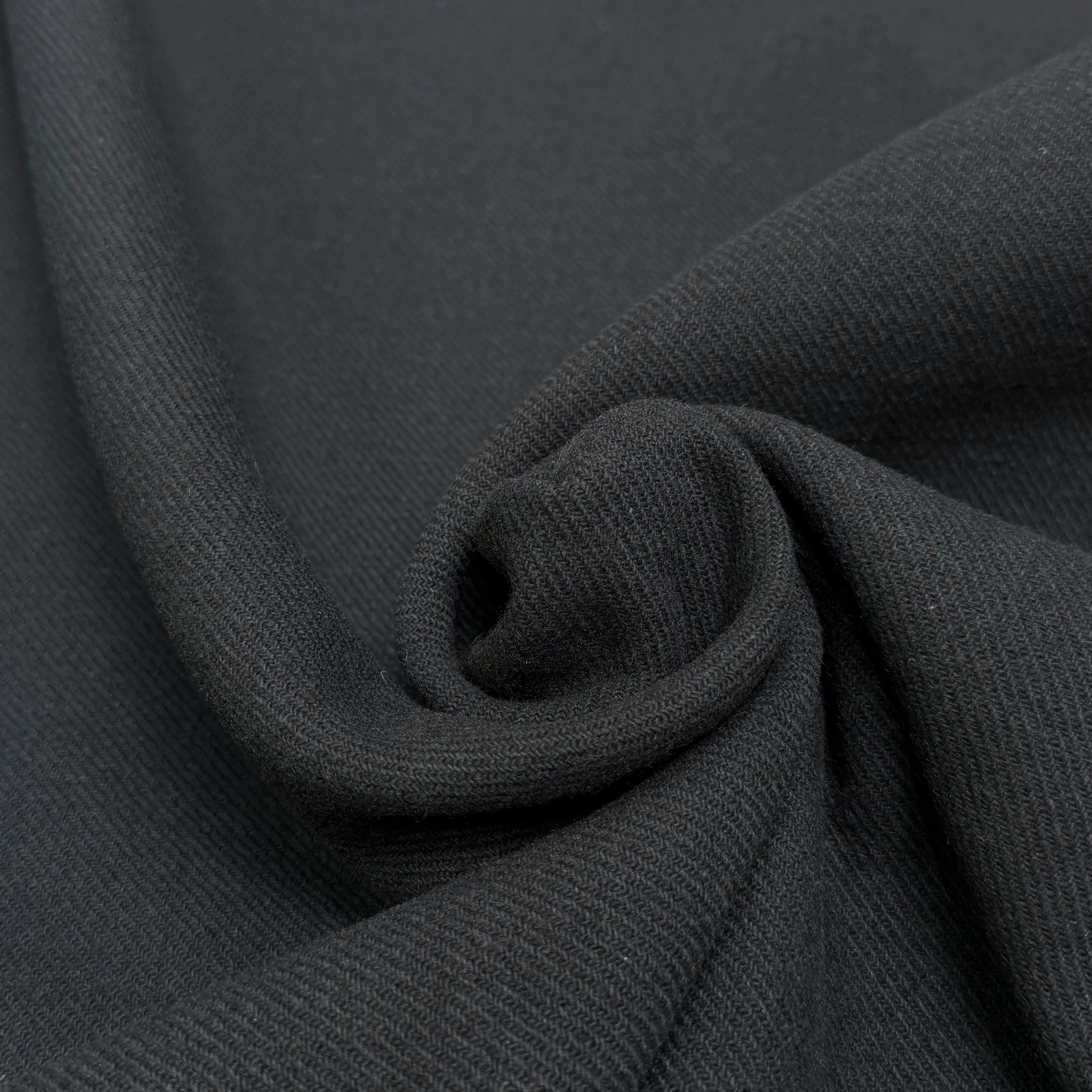 LAINAGE MANTEAU LOURD NOIR ASPECT TRICOT - My Little Coupon