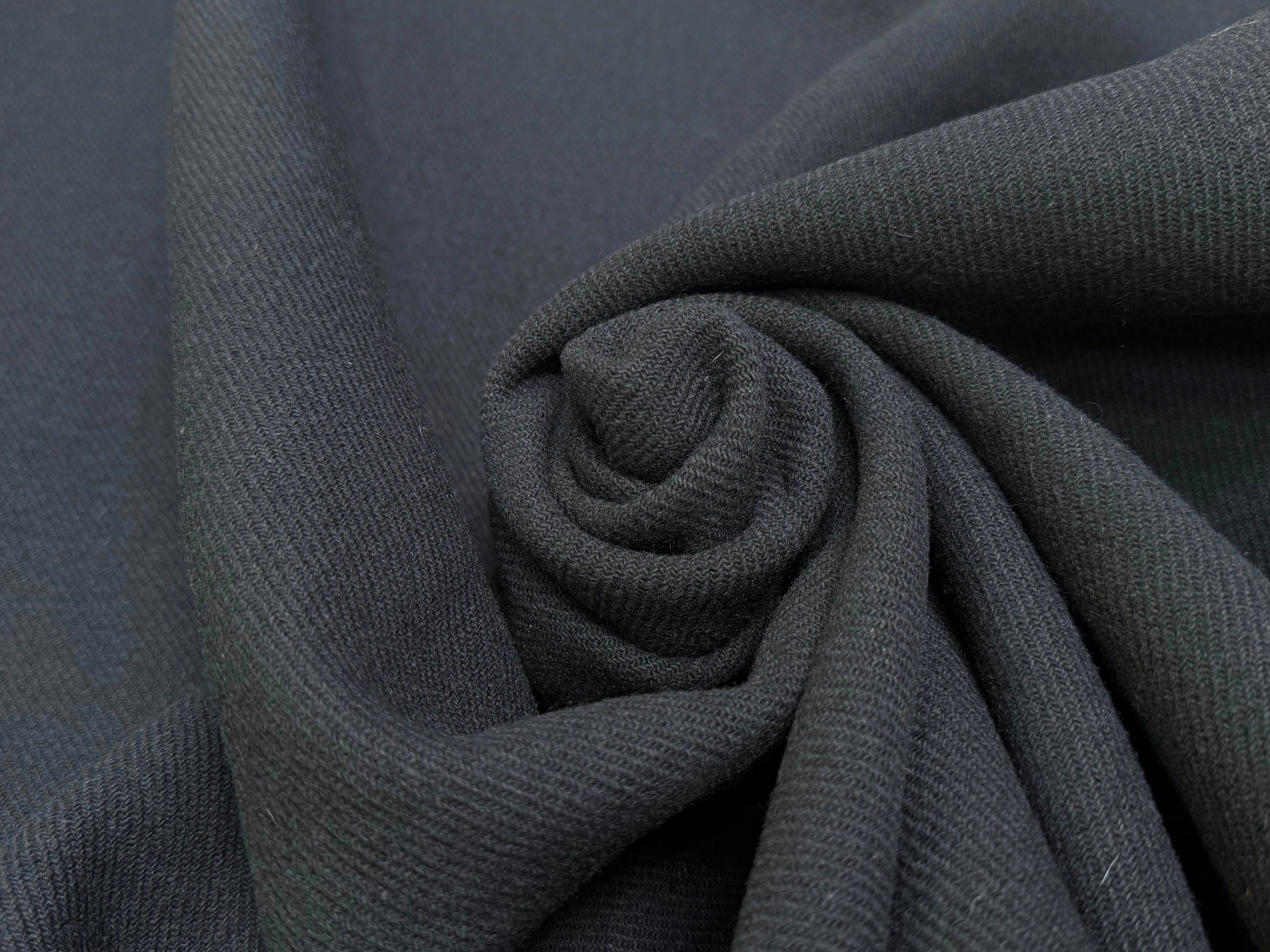 LAINAGE MANTEAU LOURD NOIR ASPECT TRICOT - My Little Coupon