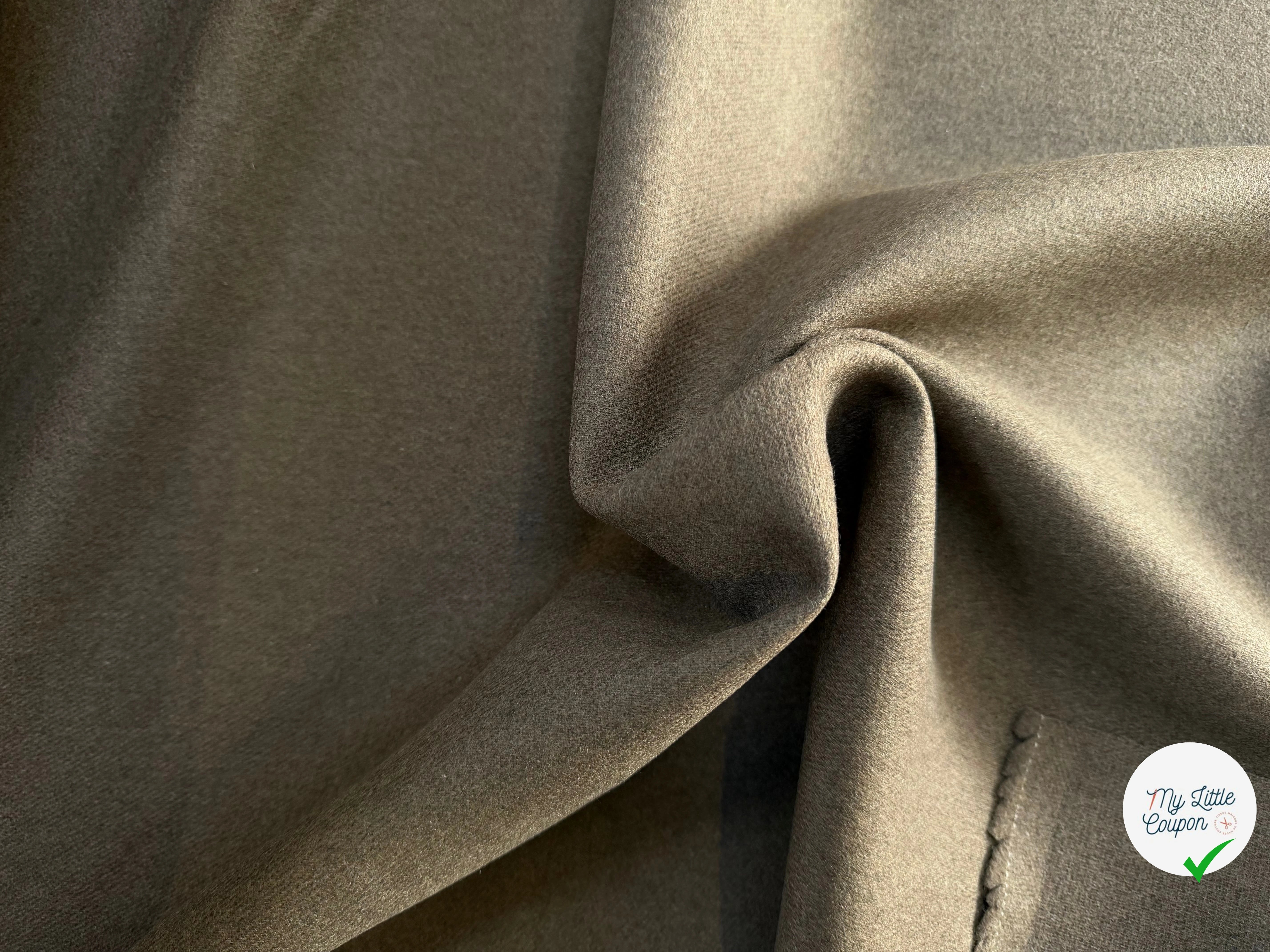 LAINAGE MANTEAU MANTECO VERT OLIVE 70% LAINE - My Little Coupon