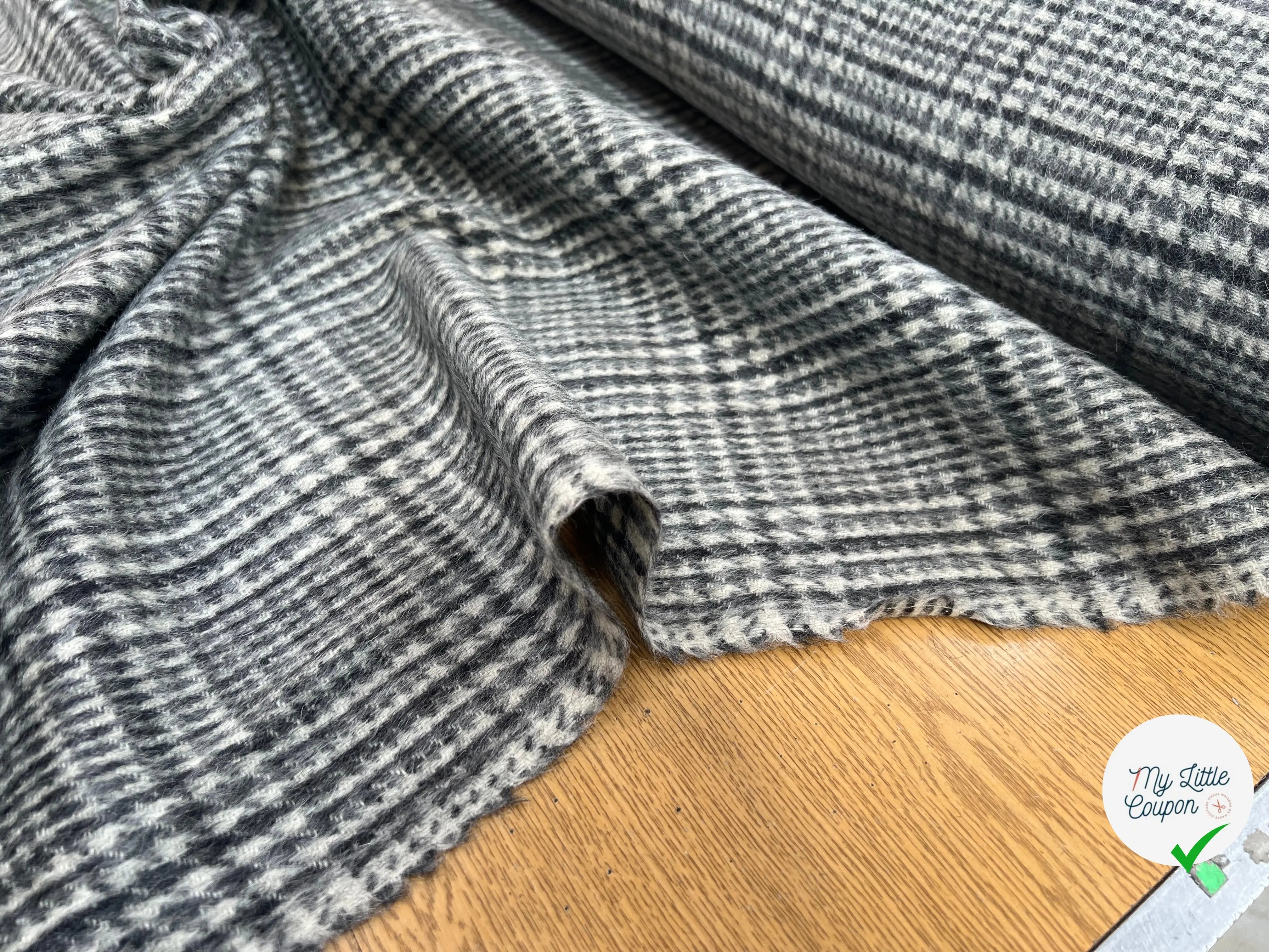 LAINAGE MANTEAU SUBLIME PRINCE DE GALLES SAVOIR FAIRE FRANCAIS - My Little Coupon