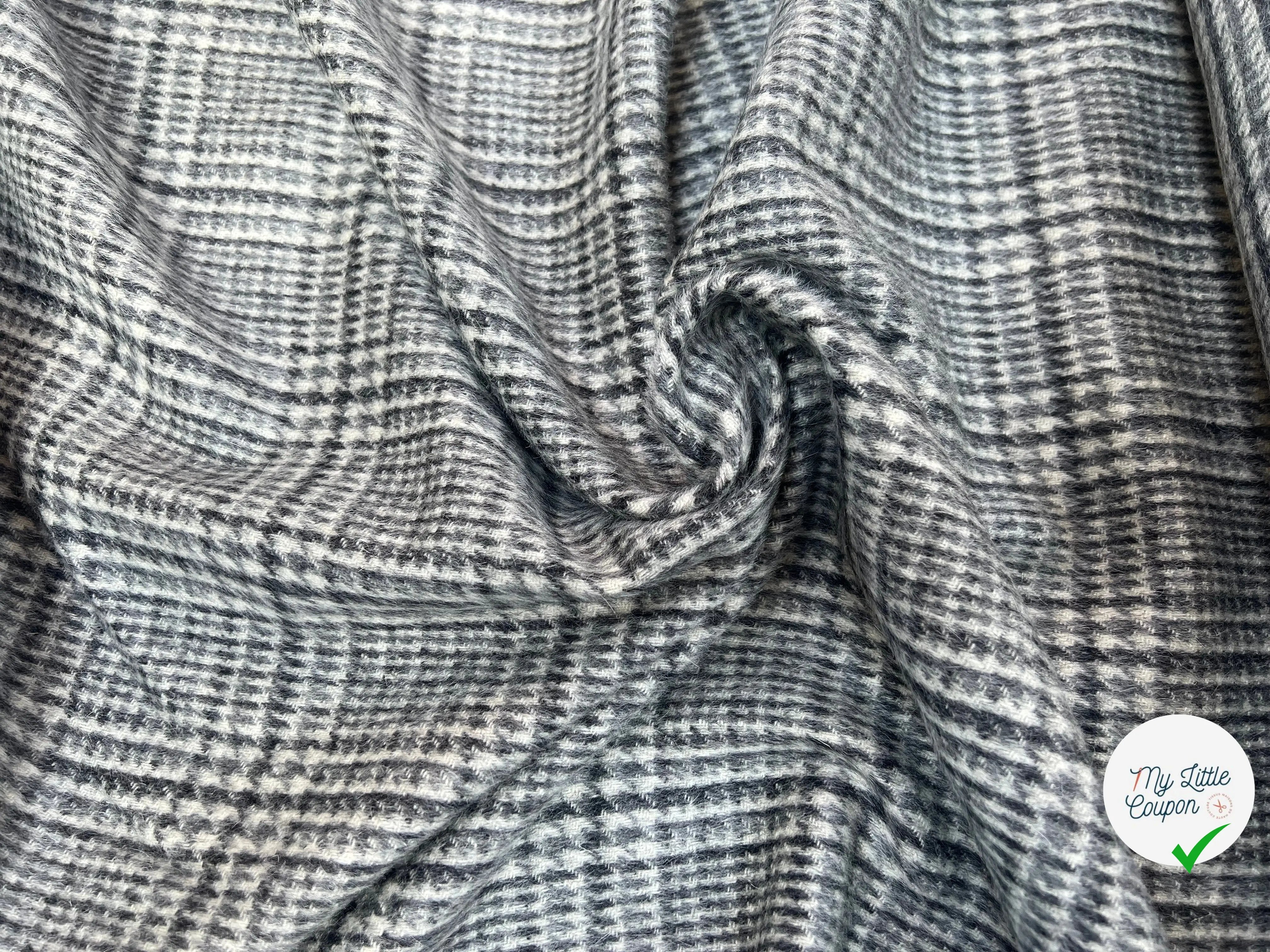LAINAGE MANTEAU SUBLIME PRINCE DE GALLES SAVOIR FAIRE FRANCAIS - My Little Coupon