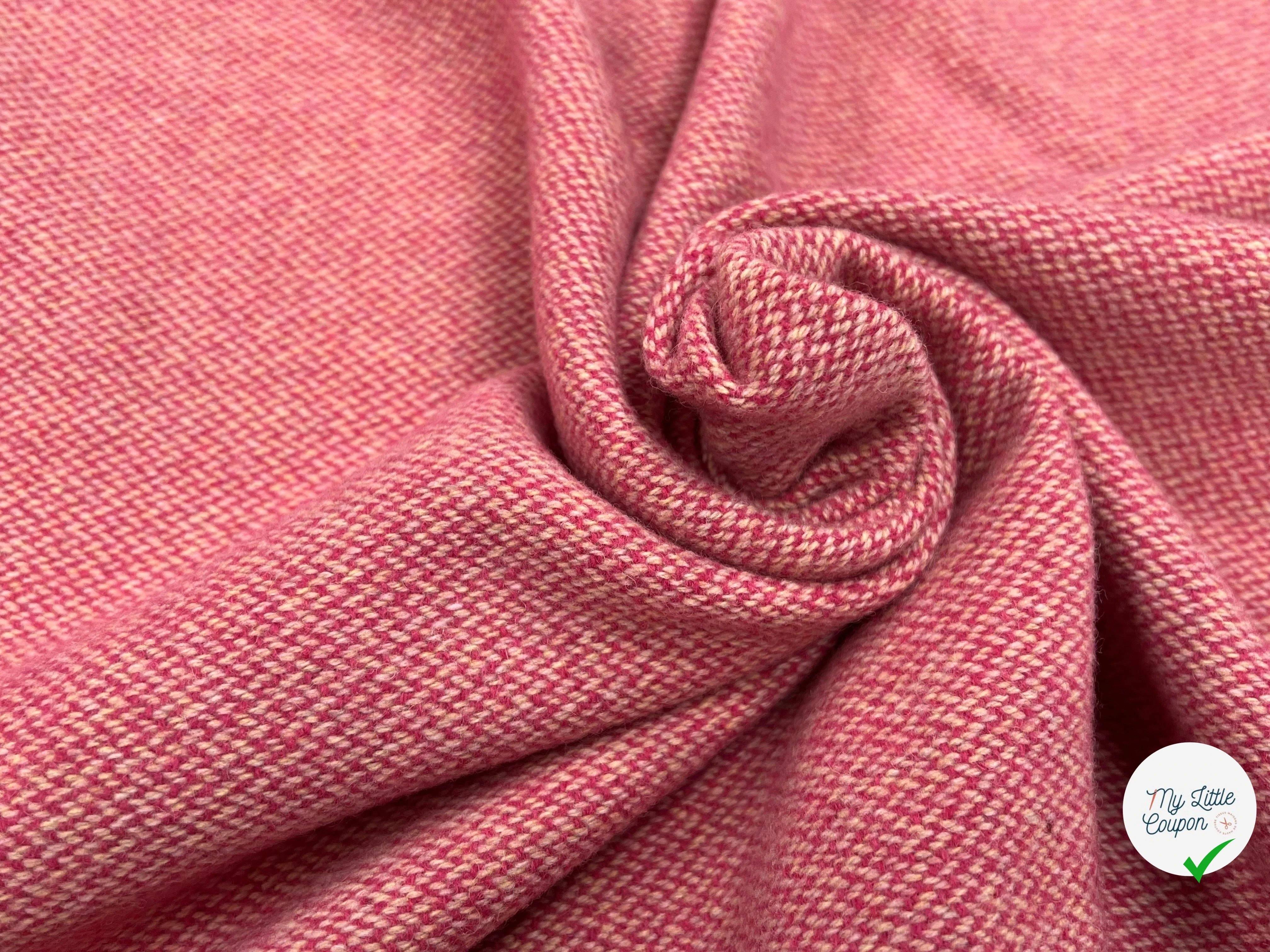 LAINAGE MANTEAU TISSÉ ROSE BEIGE JAUNE - My Little Coupon