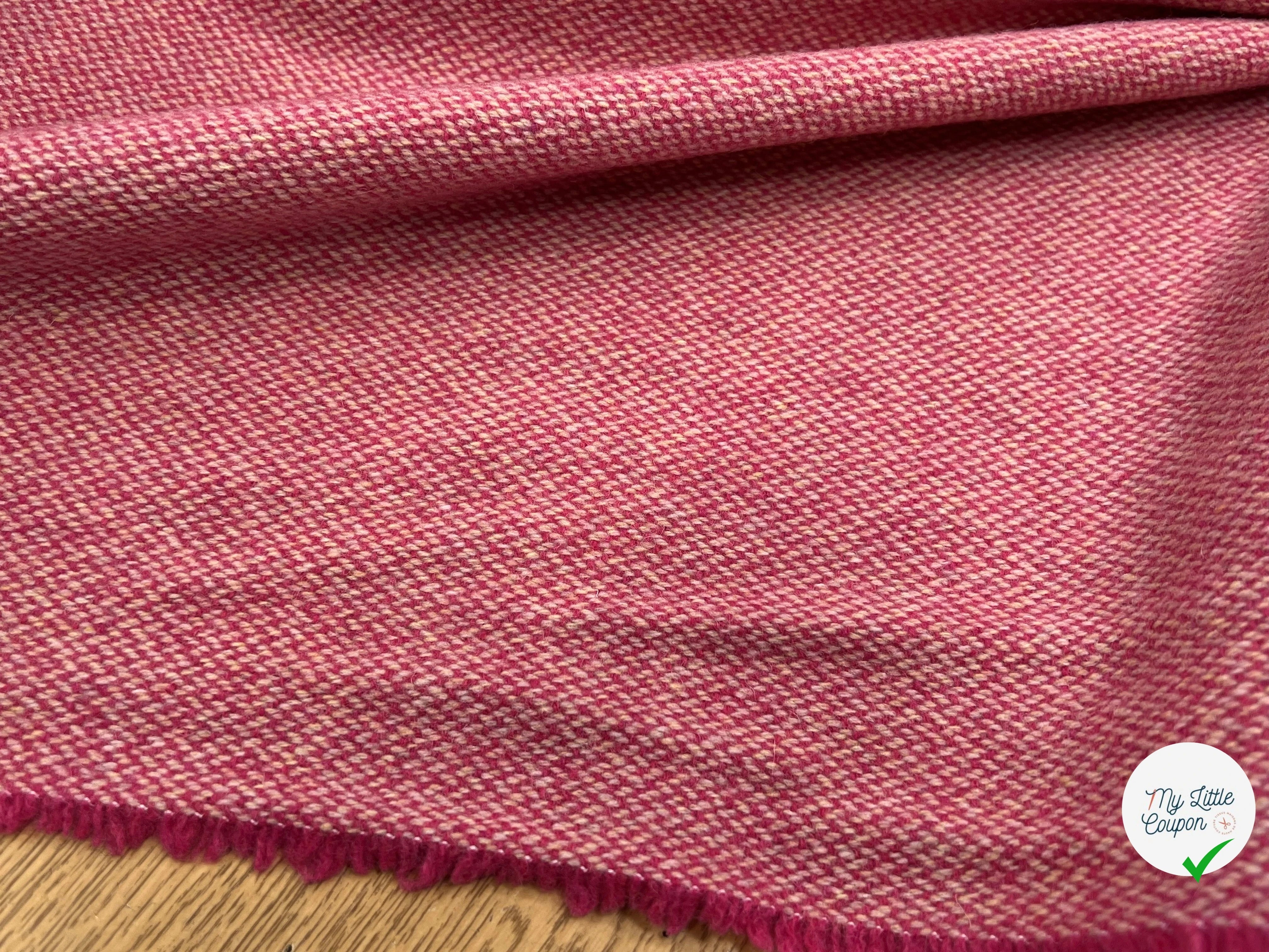 LAINAGE MANTEAU TISSÉ ROSE BEIGE JAUNE - My Little Coupon