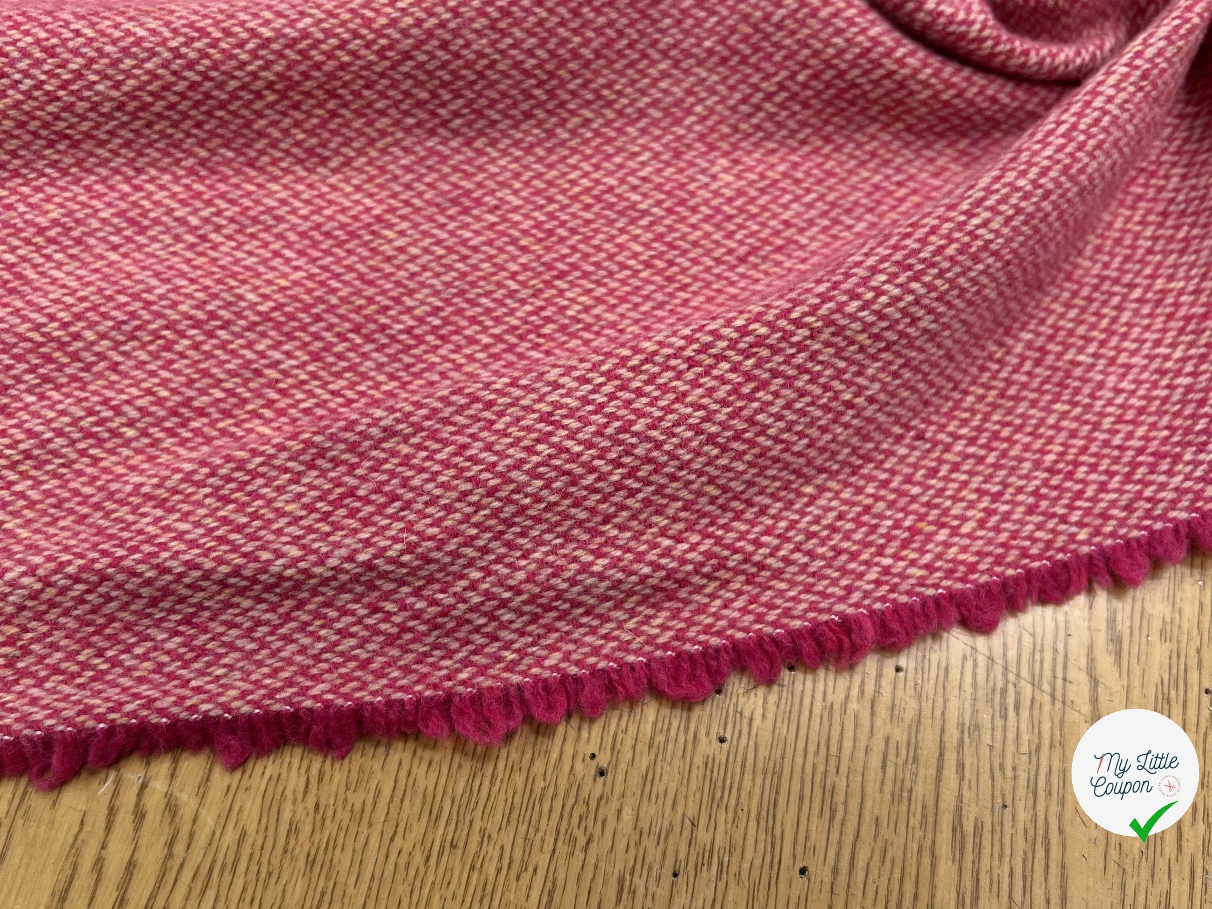 LAINAGE MANTEAU TISSÉ ROSE BEIGE JAUNE - My Little Coupon