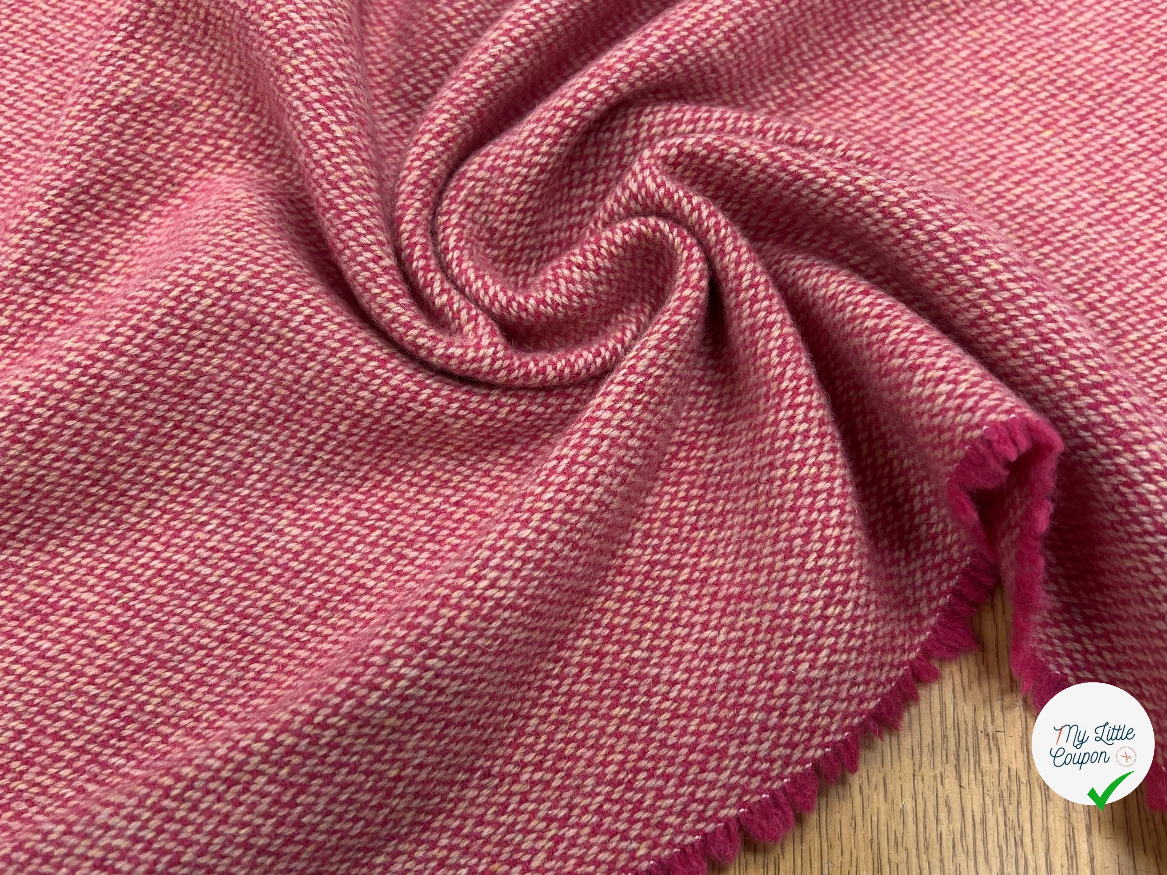 LAINAGE MANTEAU TISSÉ ROSE BEIGE JAUNE - My Little Coupon