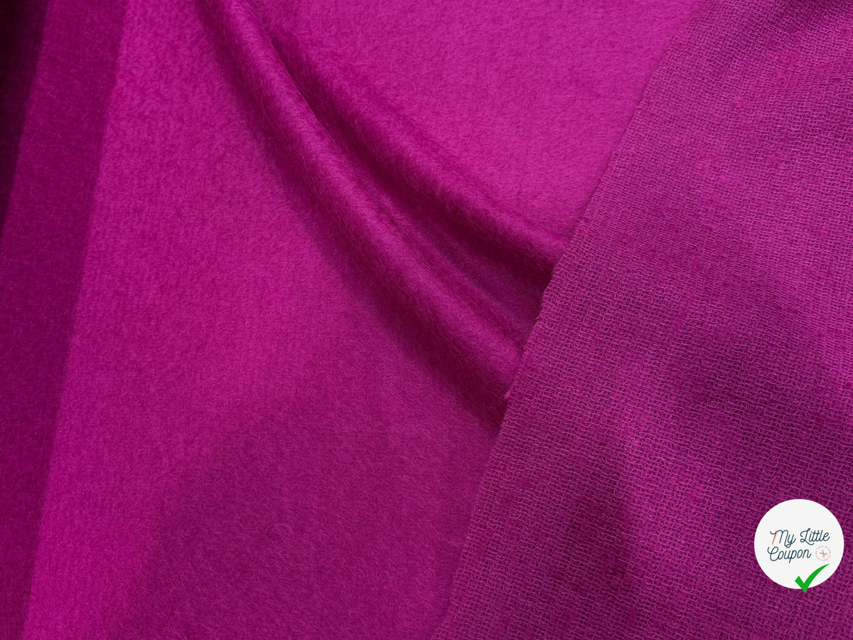 LAINAGE MOHAIR ET LAINE VIERGE ROSE FUCHSIA ULTRA CHIC - My Little Coupon