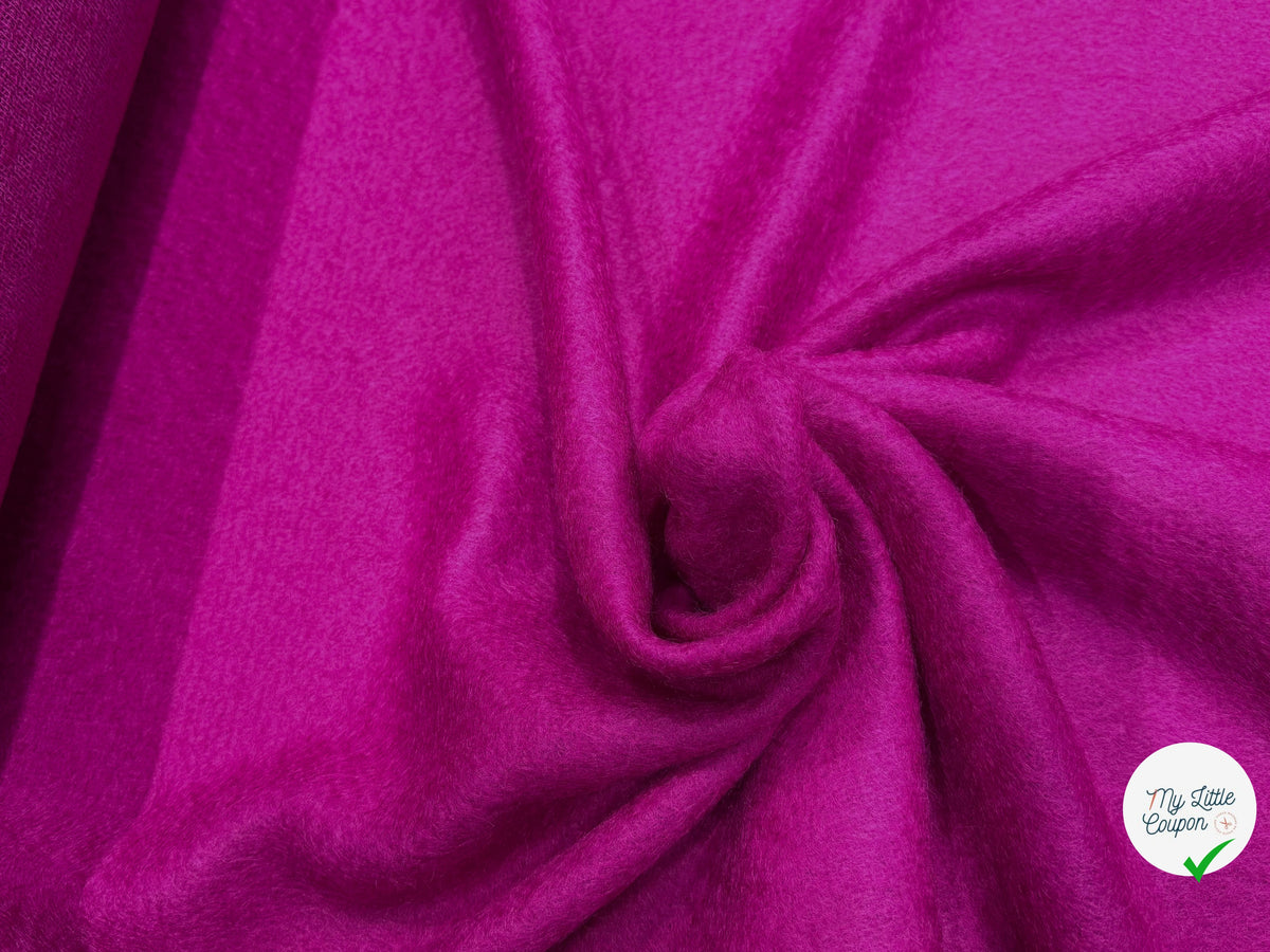 LAINAGE MOHAIR ET LAINE VIERGE ROSE FUCHSIA ULTRA CHIC - My Little Coupon