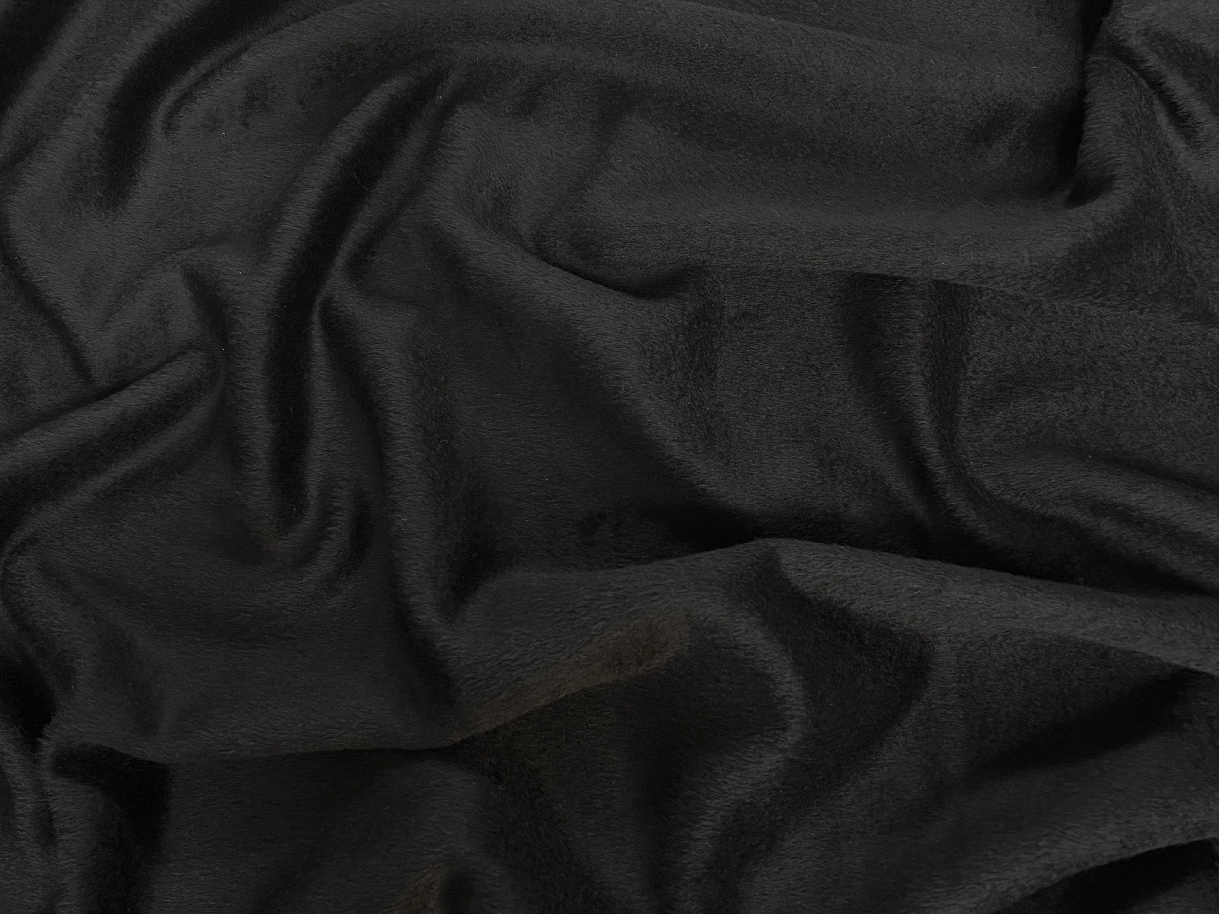 LAINAGE MOHAIR NOIR POILS COURTS - My Little Coupon