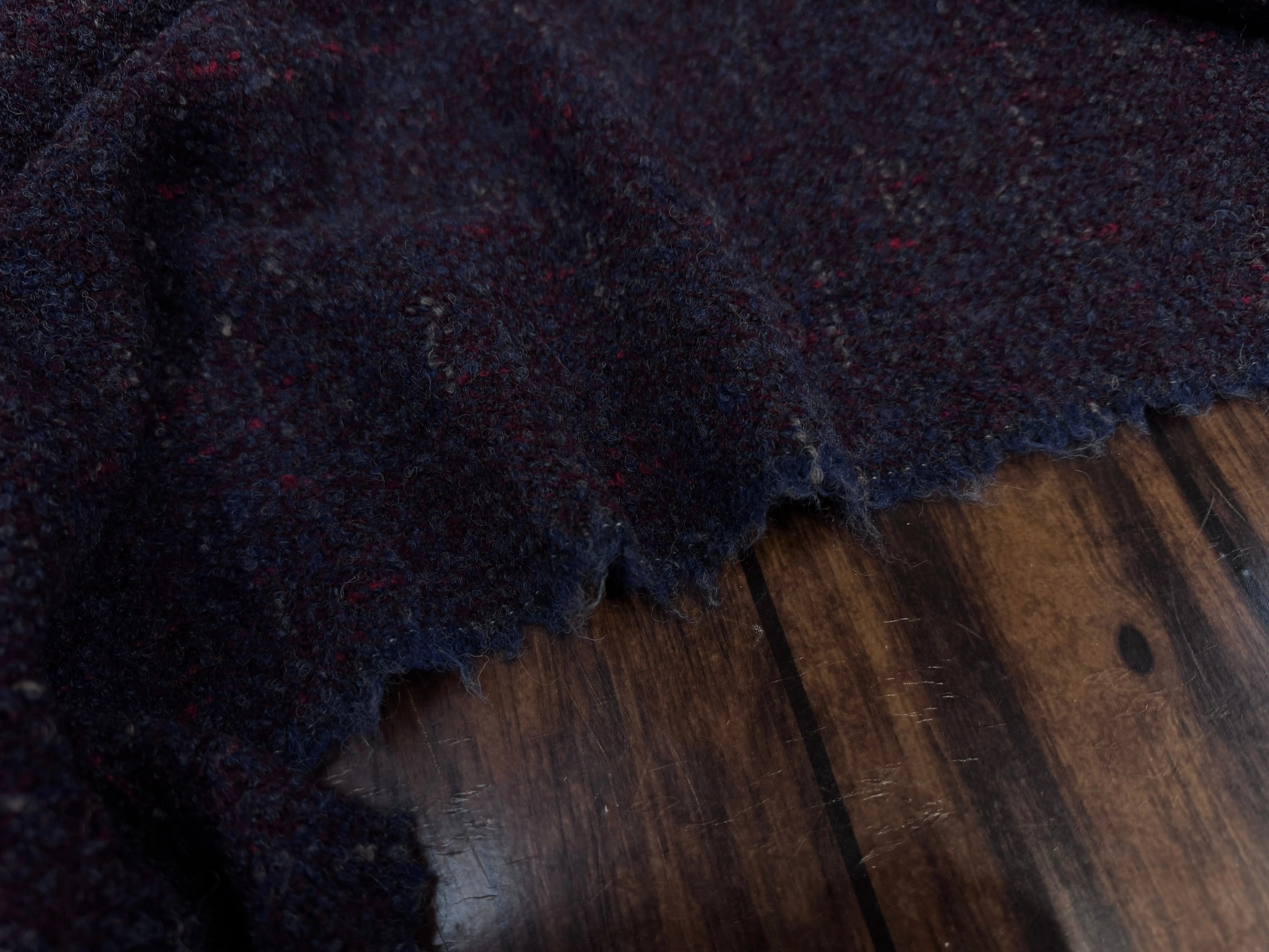 LAINAGE TWEED MOUCHETÉ VIOLET - My Little Coupon