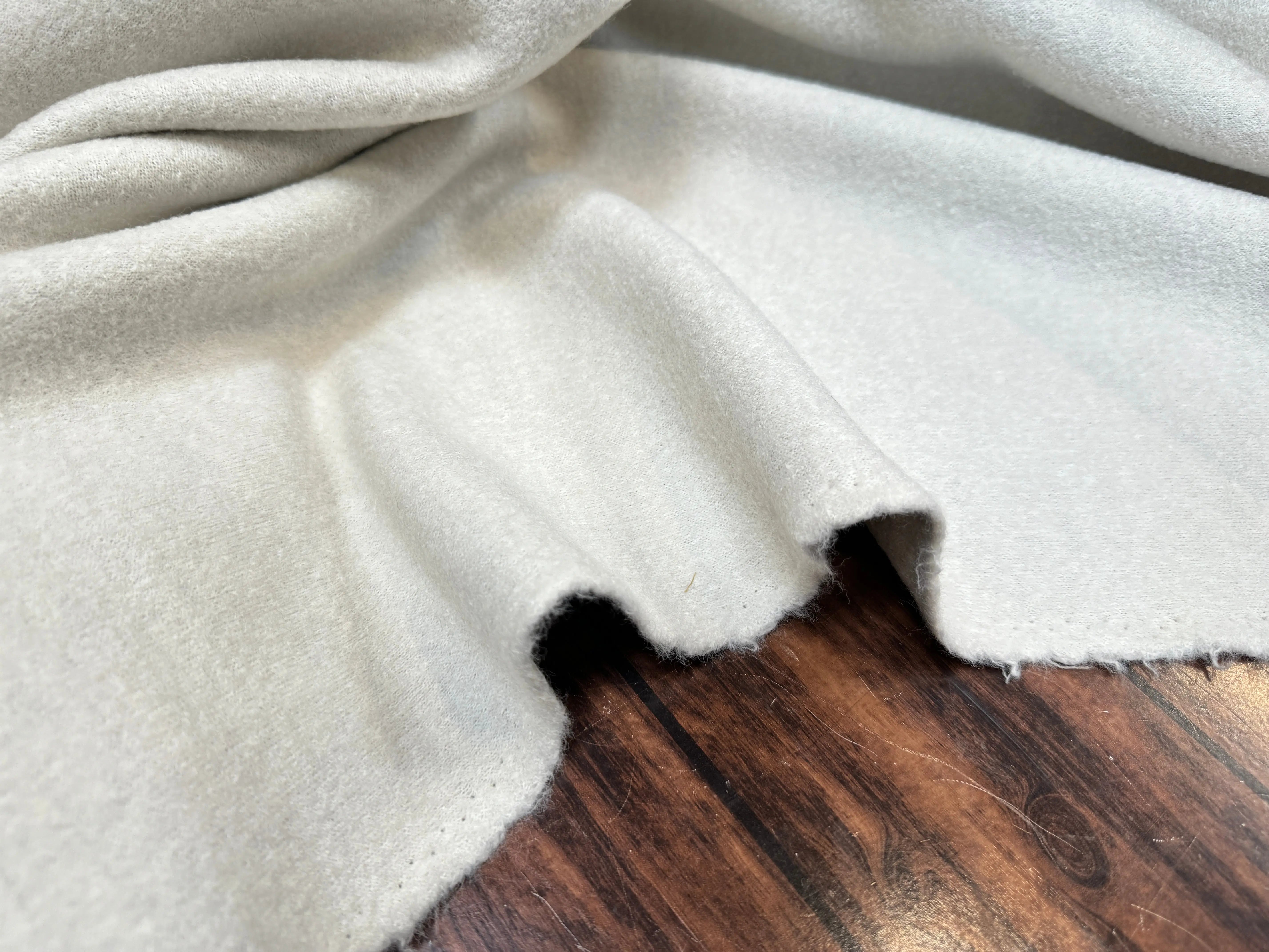 LAINE BOUILLIE RÉVERSIBLE BEIGE / BLANC CASSÉ - My Little Coupon