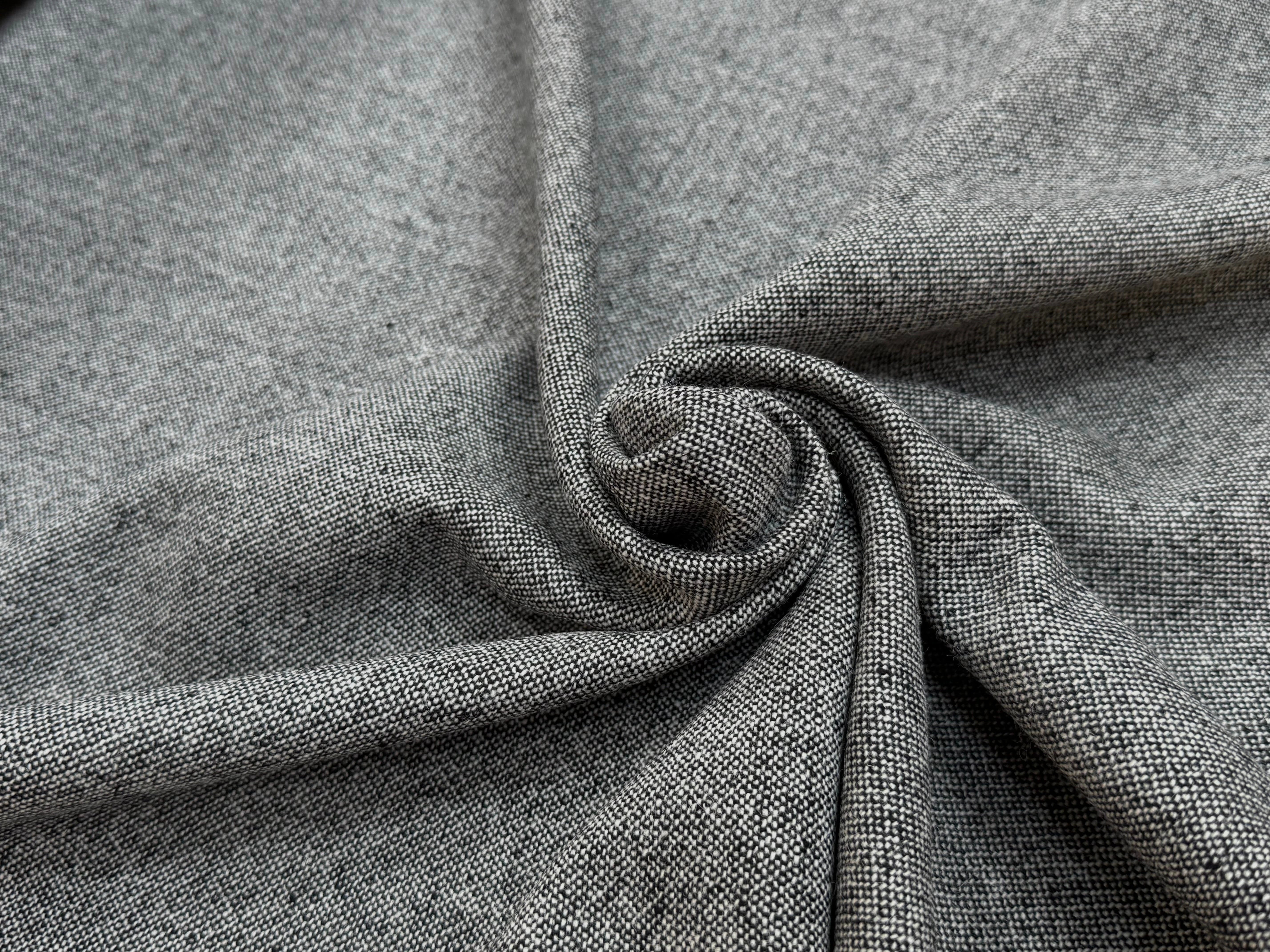 LAINE TRICOTÉE TRÈS BELLE GRIS CHINÉ - My Little Coupon