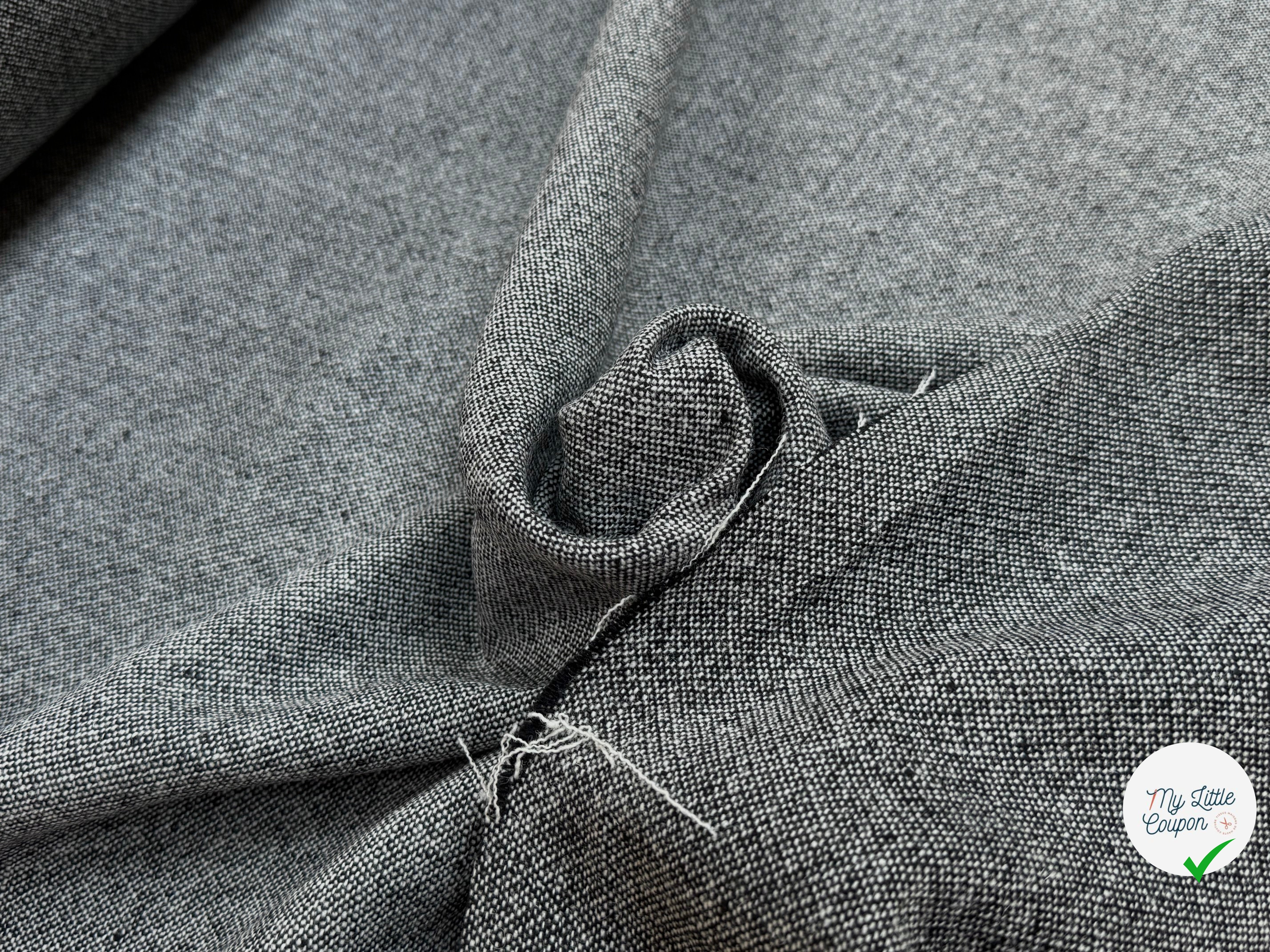 LAINE TRICOTÉE TRÈS BELLE GRIS CHINÉ - My Little Coupon