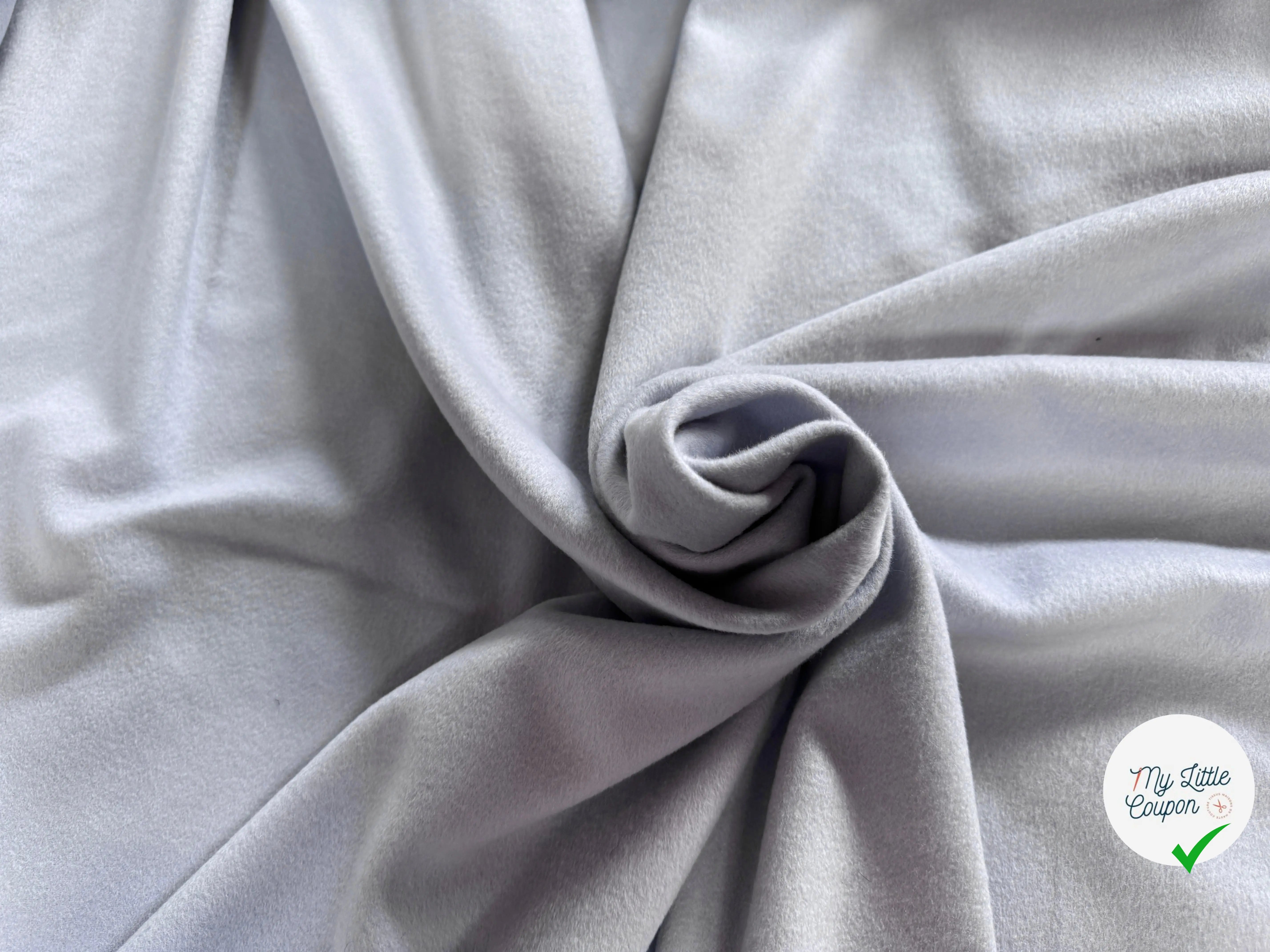 LAINE VIERGE BLEU/GRIS 15% CACHEMIRE - My Little Coupon