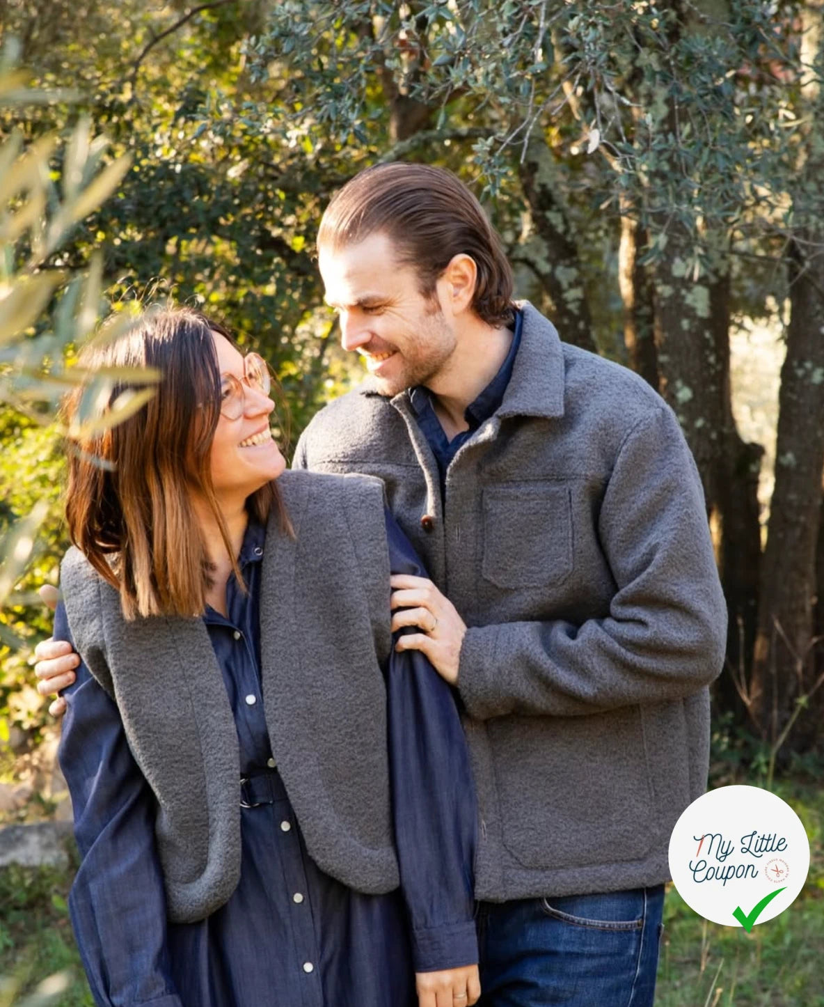 LAINE VIERGE ET BABY LAMA EFFET BOUCLÉ ASTRAKAN GRIS CHINE - My Little Coupon